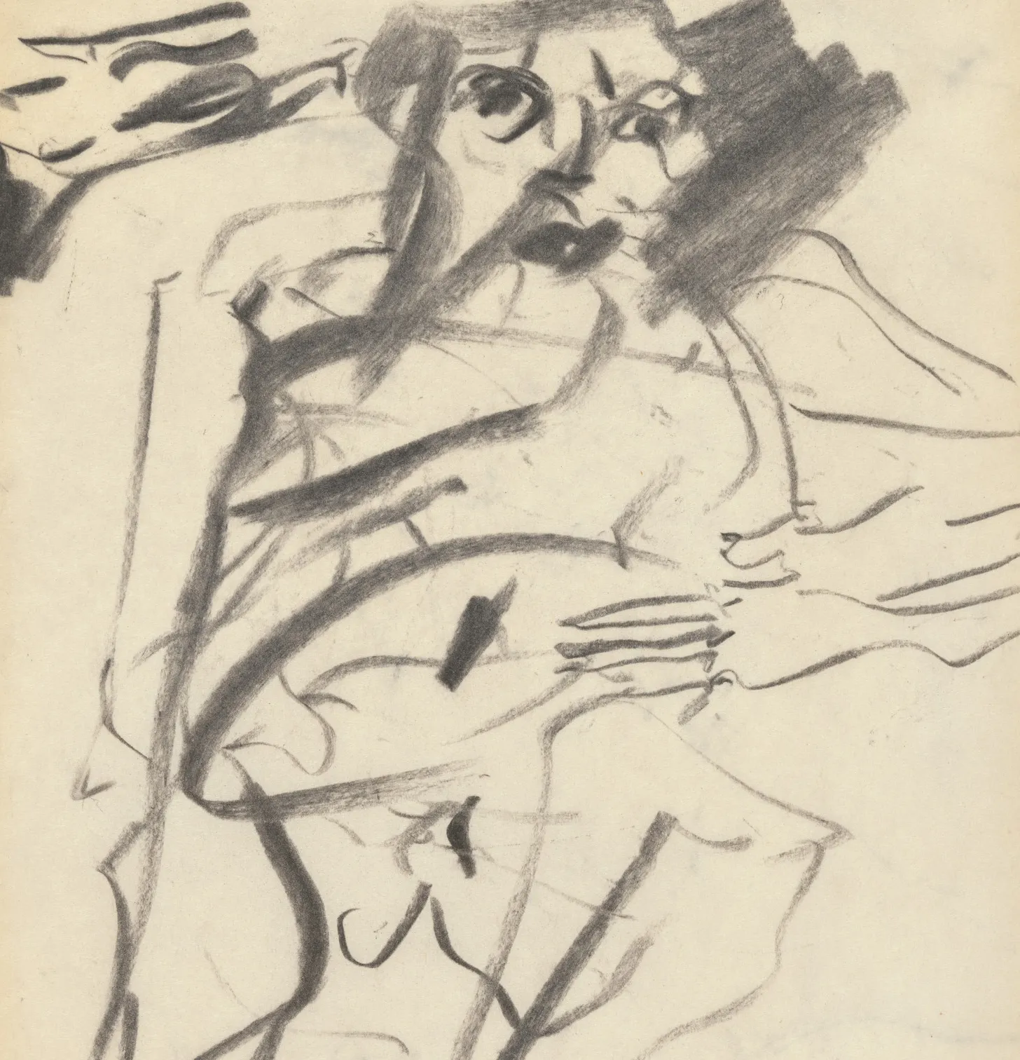 Willem de Kooning, *Untitled*, 1966, detail