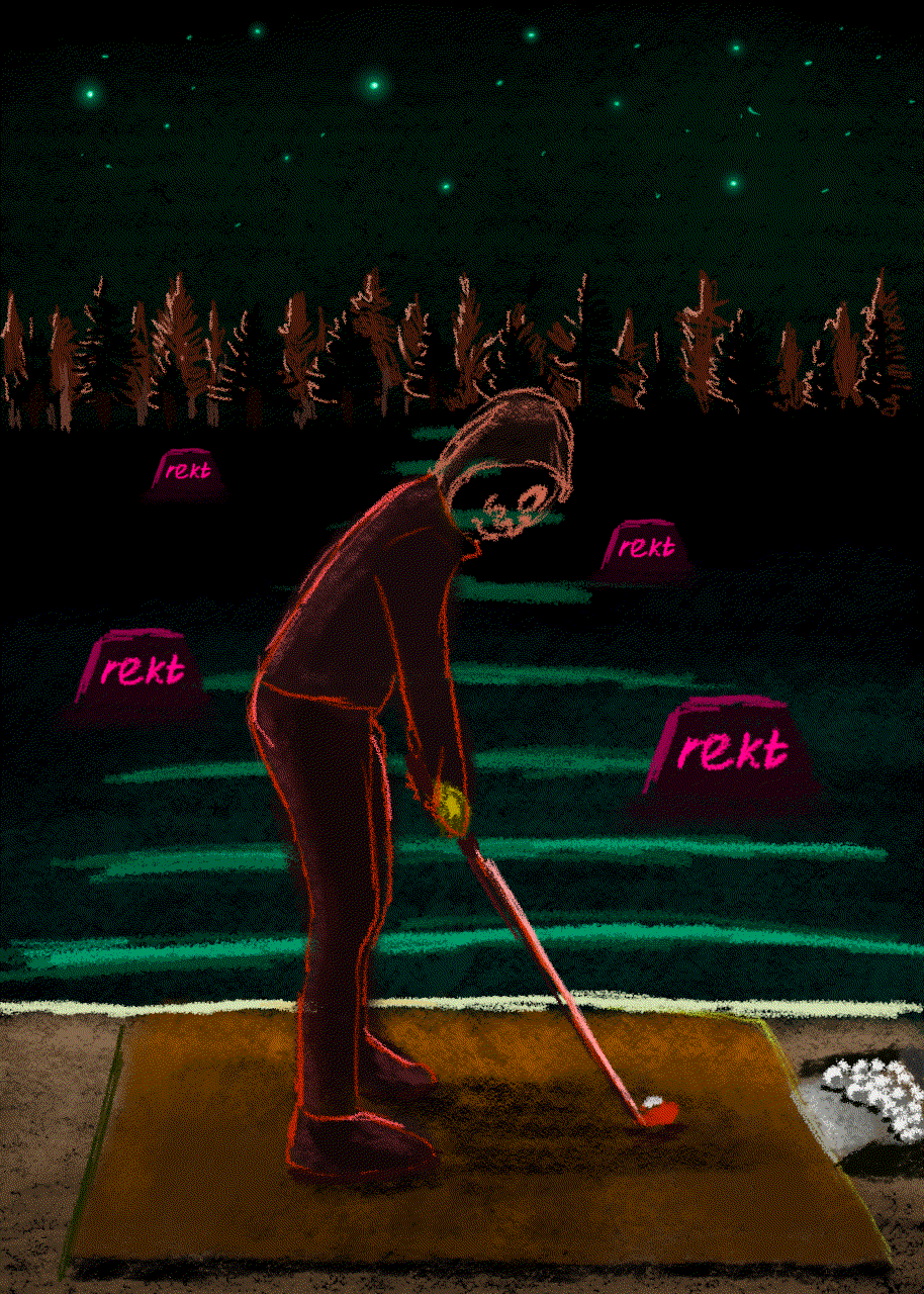 GOFL is a collection of animated rekt golfers by OSF