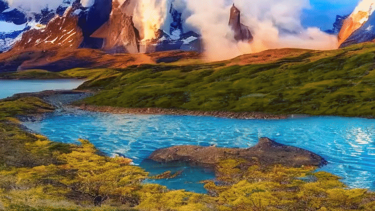 Simulated Horizons is a series of AI-generated landscapes focused on atmosphere, scale, and detail. The images feel loosely connected to real environments but are not tied to specific locations. Each scene is built from features that show up across different kinds of natural spaces, including plains, forests, wetlands, cliffs, underwater areas, and open sky.
The work reflects a long history of landscape art without trying to imitate any one style. Classic painting, digital imagery from the early 2000s, and modern machine learning all sit in the background of how these scenes form. The images feel straightforward at first, yet they carry a quiet sense of tension because they come from a process that does not rely on direct observation. They present nature as something assembled rather than witnessed.
Simulated Horizons looks at how AI treats the idea of a landscape. The series focuses on the shapes, colors, and moods that continue to appear when nature is rebuilt through data. It shows familiar terrain produced through unfamiliar means, which gives the work a clear but slightly altered presence.