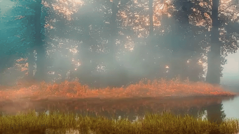 Simulated Horizons is a series of AI-generated landscapes focused on atmosphere, scale, and detail. The images feel loosely connected to real environments but are not tied to specific locations. Each scene is built from features that show up across different kinds of natural spaces, including plains, forests, wetlands, cliffs, underwater areas, and open sky.
The work reflects a long history of landscape art without trying to imitate any one style. Classic painting, digital imagery from the early 2000s, and modern machine learning all sit in the background of how these scenes form. The images feel straightforward at first, yet they carry a quiet sense of tension because they come from a process that does not rely on direct observation. They present nature as something assembled rather than witnessed.
Simulated Horizons looks at how AI treats the idea of a landscape. The series focuses on the shapes, colors, and moods that continue to appear when nature is rebuilt through data. It shows familiar terrain produced through unfamiliar means, which gives the work a clear but slightly altered presence.