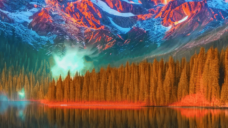 Simulated Horizons is a series of AI-generated landscapes focused on atmosphere, scale, and detail. The images feel loosely connected to real environments but are not tied to specific locations. Each scene is built from features that show up across different kinds of natural spaces, including plains, forests, wetlands, cliffs, underwater areas, and open sky.
The work reflects a long history of landscape art without trying to imitate any one style. Classic painting, digital imagery from the early 2000s, and modern machine learning all sit in the background of how these scenes form. The images feel straightforward at first, yet they carry a quiet sense of tension because they come from a process that does not rely on direct observation. They present nature as something assembled rather than witnessed.
Simulated Horizons looks at how AI treats the idea of a landscape. The series focuses on the shapes, colors, and moods that continue to appear when nature is rebuilt through data. It shows familiar terrain produced through unfamiliar means, which gives the work a clear but slightly altered presence.