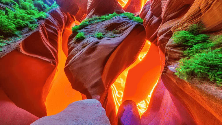 Simulated Horizons is a series of AI-generated landscapes focused on atmosphere, scale, and detail. The images feel loosely connected to real environments but are not tied to specific locations. Each scene is built from features that show up across different kinds of natural spaces, including plains, forests, wetlands, cliffs, underwater areas, and open sky.
The work reflects a long history of landscape art without trying to imitate any one style. Classic painting, digital imagery from the early 2000s, and modern machine learning all sit in the background of how these scenes form. The images feel straightforward at first, yet they carry a quiet sense of tension because they come from a process that does not rely on direct observation. They present nature as something assembled rather than witnessed.
Simulated Horizons looks at how AI treats the idea of a landscape. The series focuses on the shapes, colors, and moods that continue to appear when nature is rebuilt through data. It shows familiar terrain produced through unfamiliar means, which gives the work a clear but slightly altered presence.