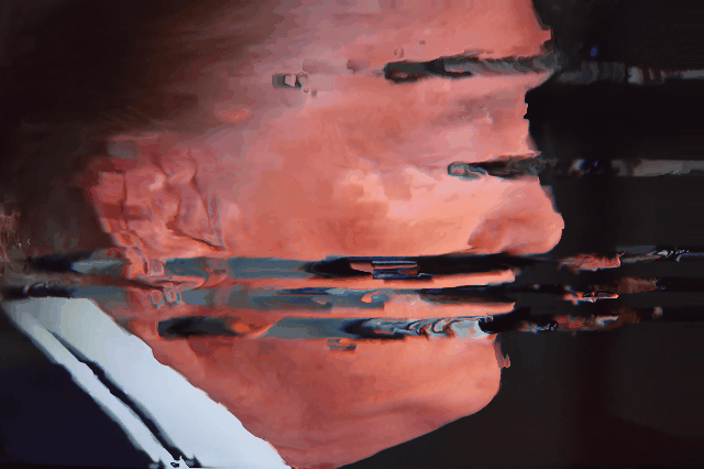 Harman's Android Plaza is a collection of digital artworks using a specially formulated algorithm. Within the corruption of the digital image, there is a breaking up of the information, which leaves the viewer to interpret the space between abstraction and figuration. He then digitally paints elements of the composition referencing Richter whilst the mangled figuration echoes Francis Bacon and Frank Auerbach. Harman is recognised as one of the leading UK's leading digital artists.