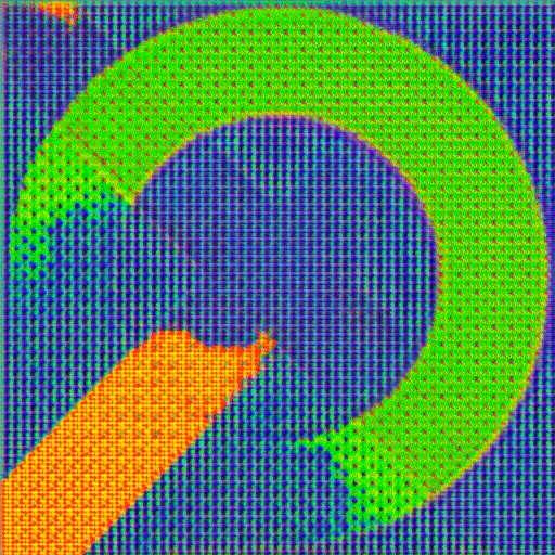 AI generated artwork of Xs and Os.