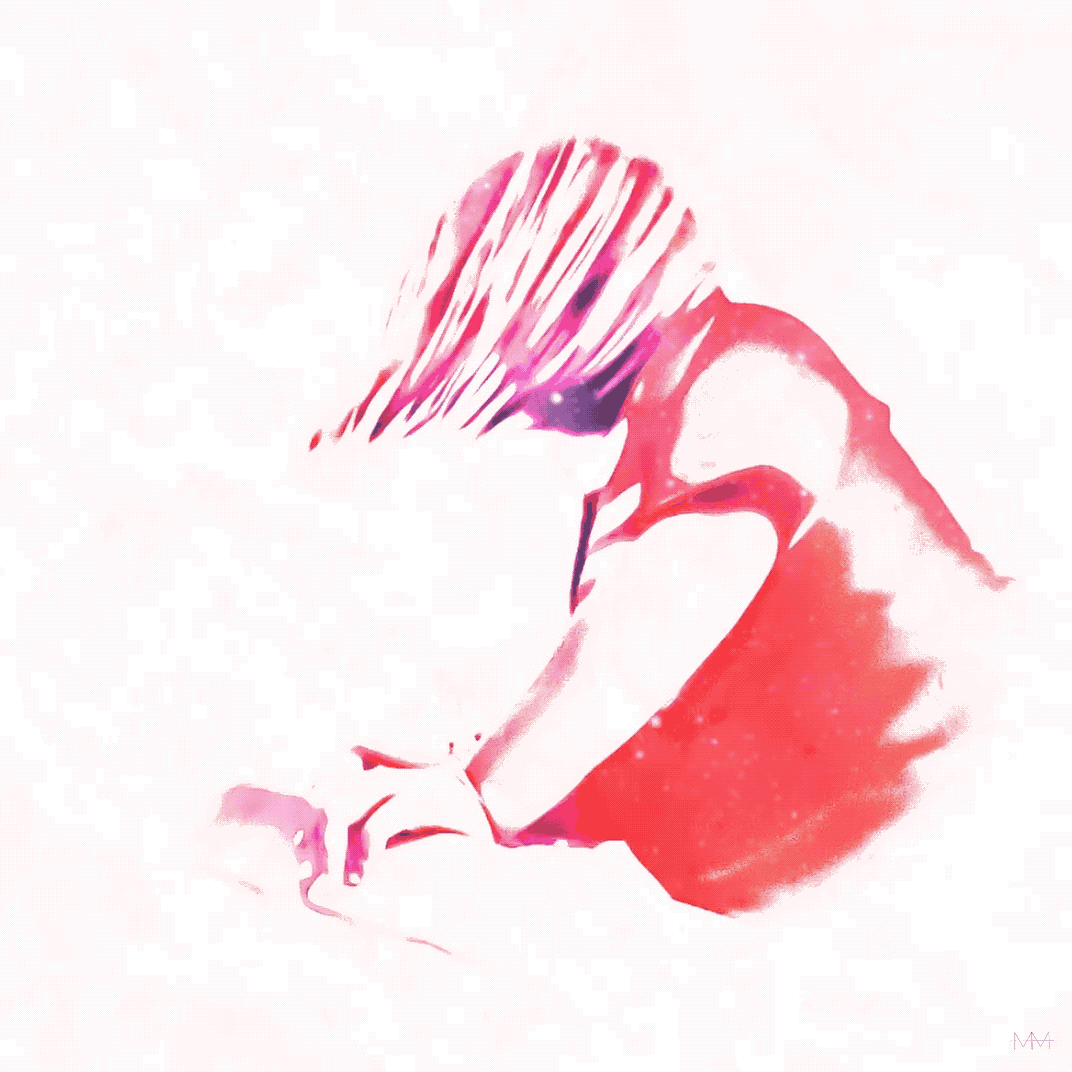 "Her Flowing Hair" depicts the energy and excitement of which seems to endlessly flow from kids. 