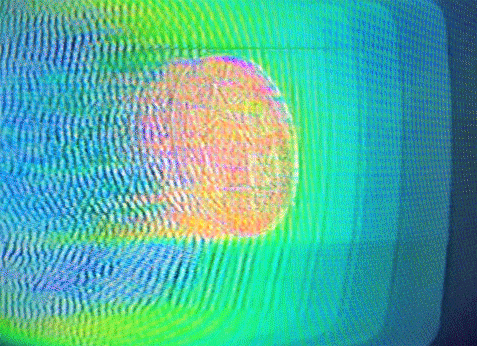 A glorious enneagram token to unlock hidden realms of the psyche. 3D digital coin animation made Analog with vintage video equipment and VHS. Delicious iridescent feedback glitch. Single Edition GIF token of original video art by Sarah Zucker.