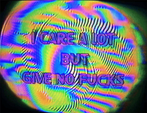 Always balancing this delicate paradox. Original VHS Art by Sarah Zucker.