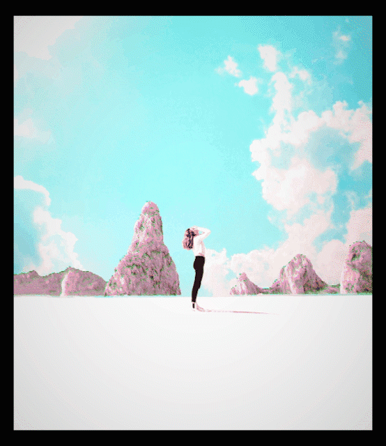 “Defeat begins with the fear that one has lost.”  ~ Kōbō Abe, The Woman in the Dunes.

Collage created by layering digitally distorted photographs.