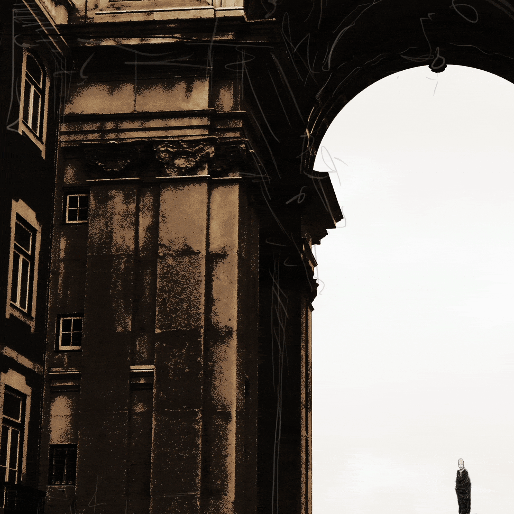 "Remember the earthquake?" is the first animated detail of the piece named "Rua Augusta Arch". Why earthquake? Check out the Lisbon's history.
"Mlibty Shadows" is a series that started with small sculptures back in 2013, but during the time evolved into something bigger. Check out my website for more!