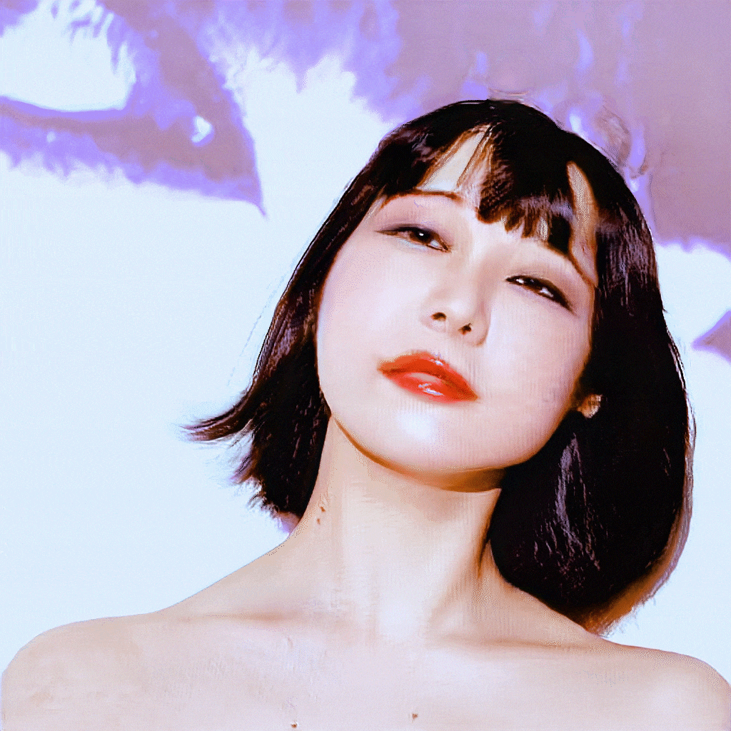 Portrait of "she" reconstructed in multiple dimensions by deep learning. R.I.P. (edition 128)