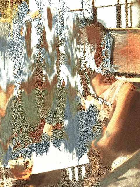 All she heard was his white noise over her whisky reflections...