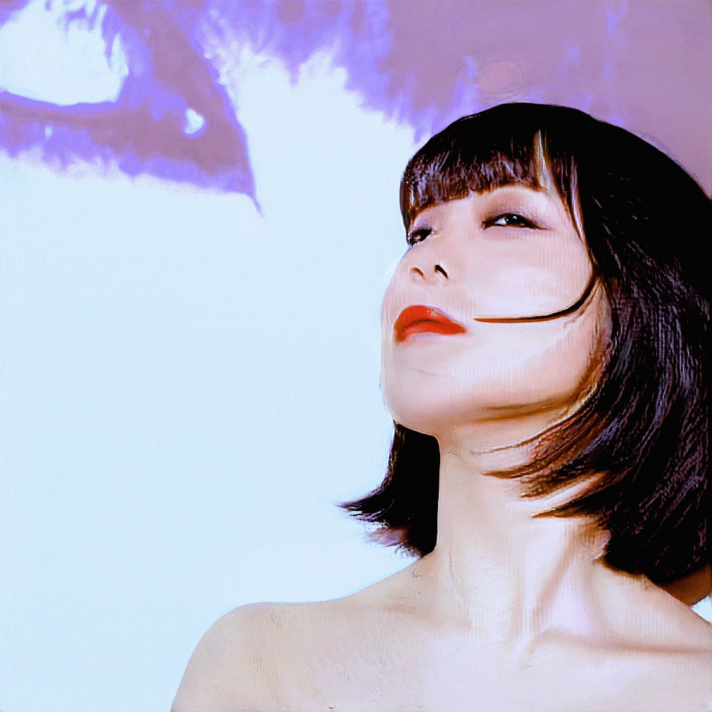 Portrait of "she" reconstructed in multiple dimensions by deep learning. R.I.P. (edition 1069)