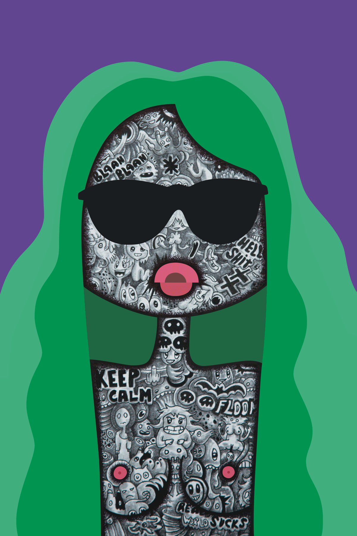 Ring the bell and hopes it's not her bad day