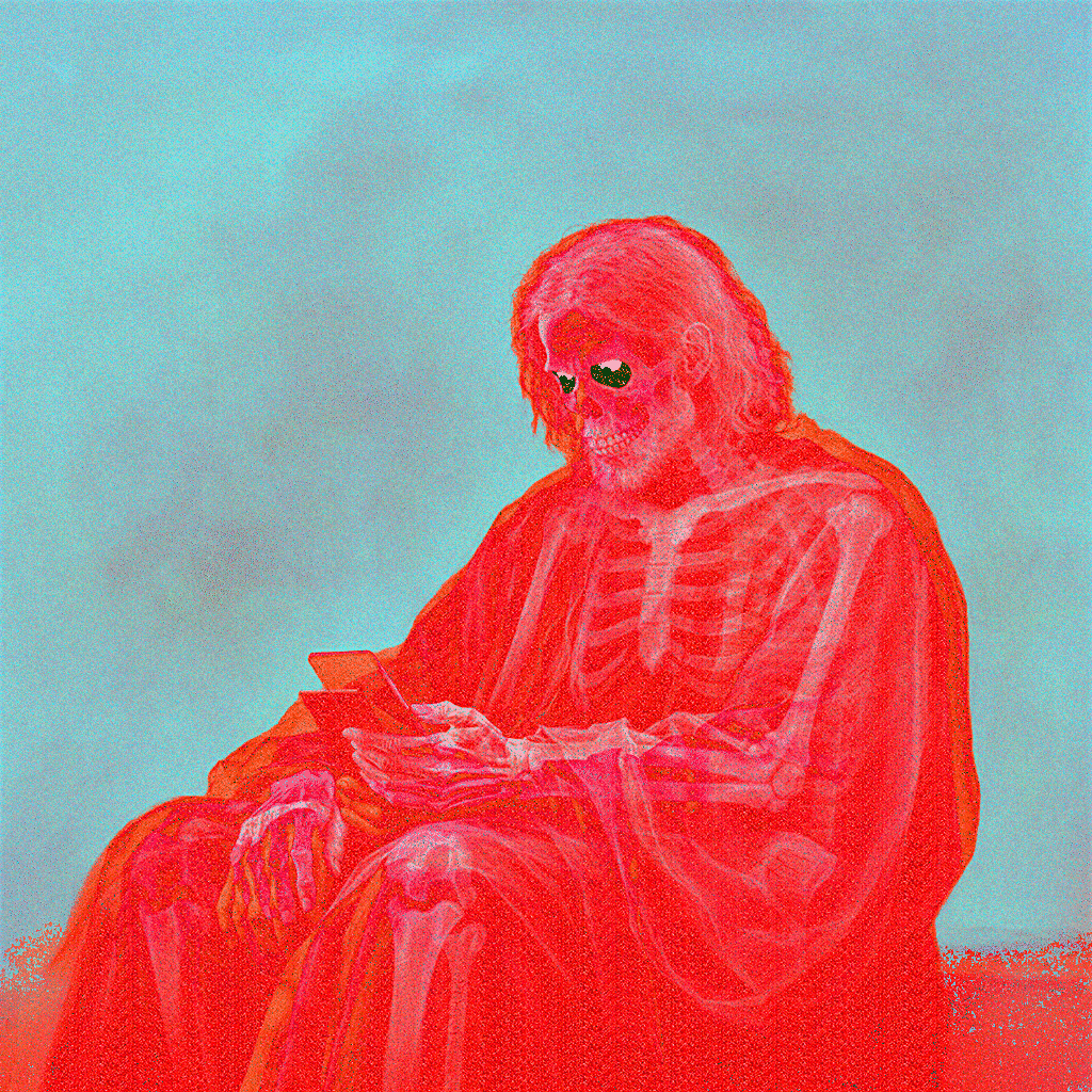 I consume the world's ending from the safety of my screen.