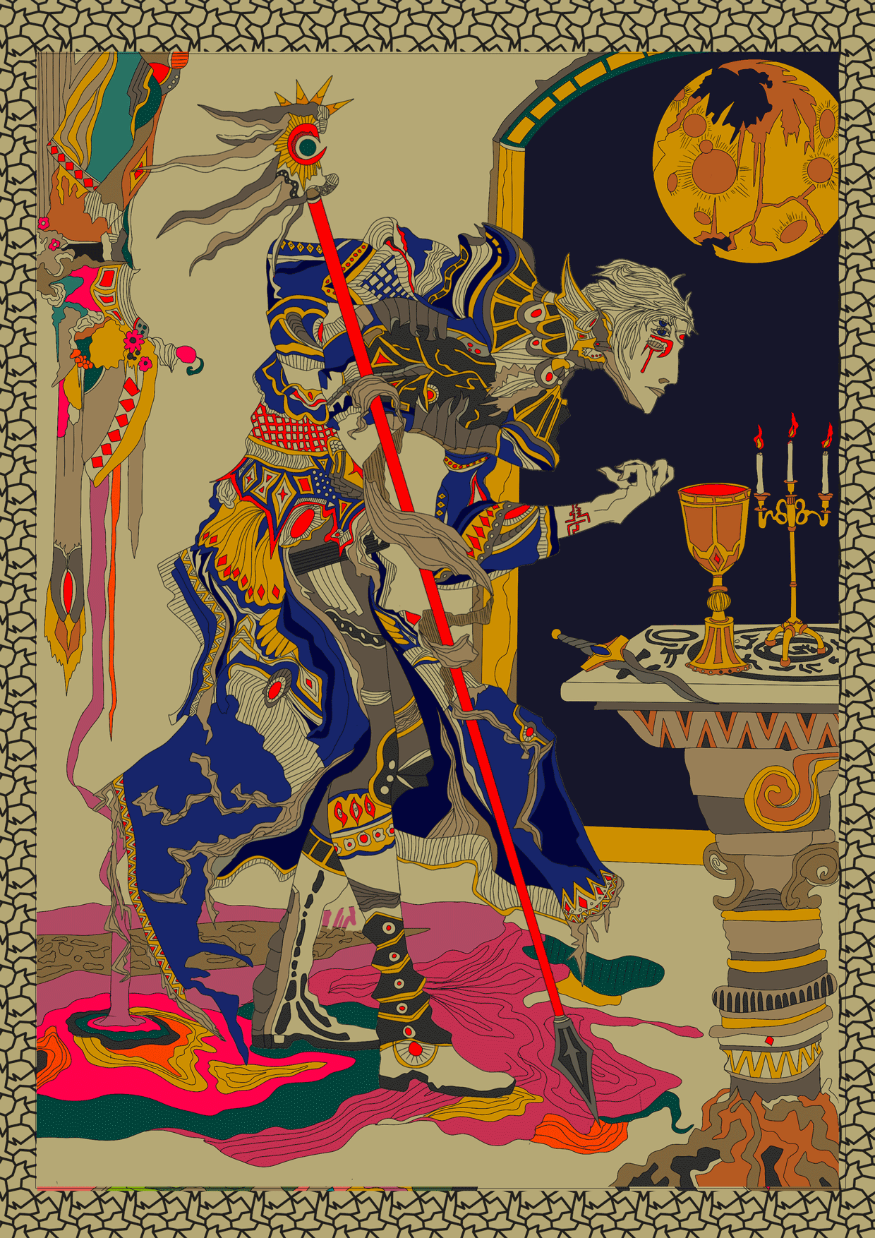 The Number 1, The Magician and his willpower. With allegiance for Selene. For those who believe in their self to reach self full potential.