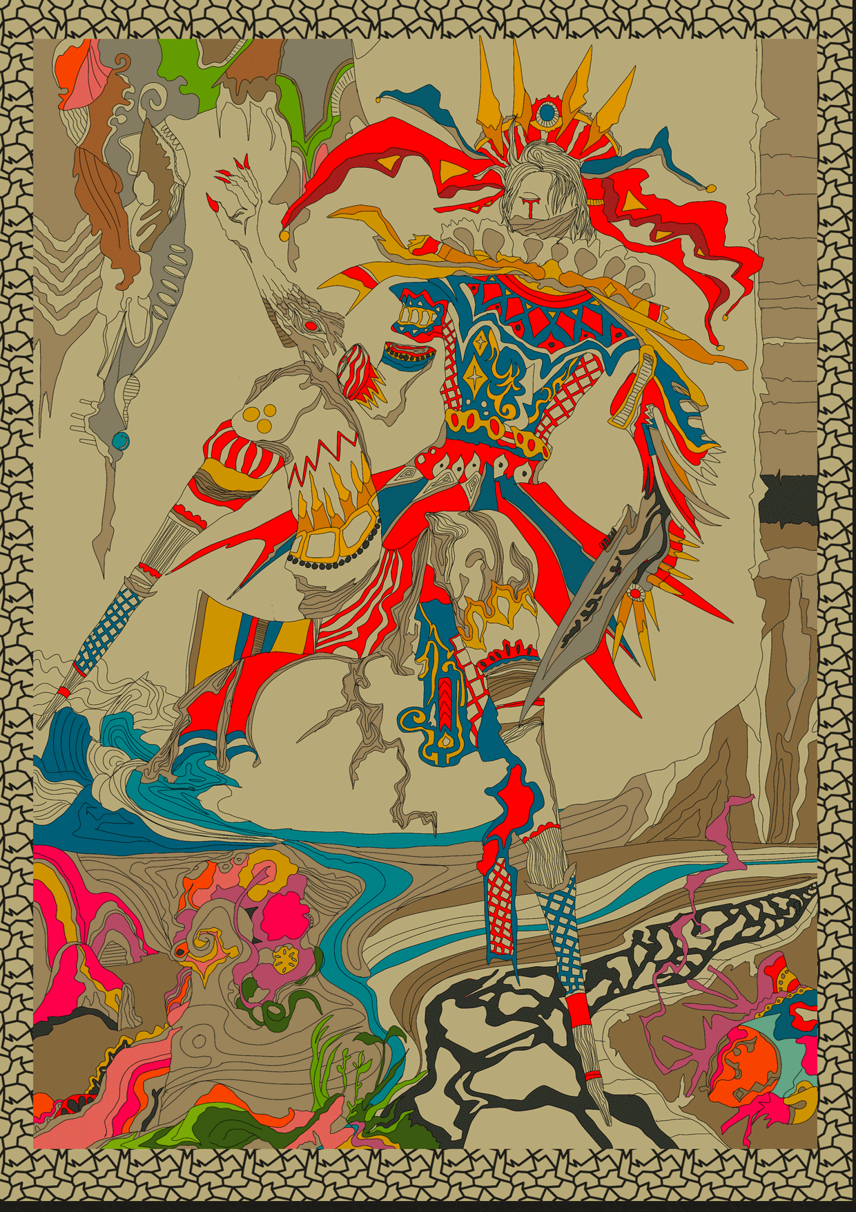 The Number 0, The wanderer, jack of all trades jester. King of The Fool that seek the forbidden fruit.