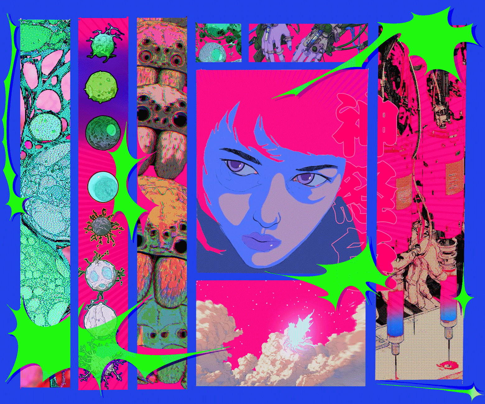 🕷️💉🌈🌤️🦠🧫