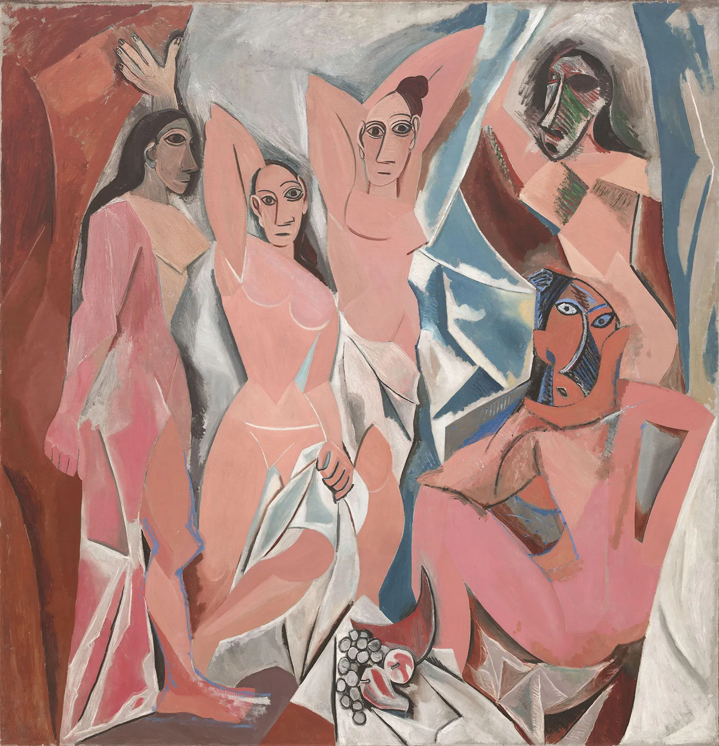 Pablo Picasso, *Les Demoiselles d’Avignon*, 1907