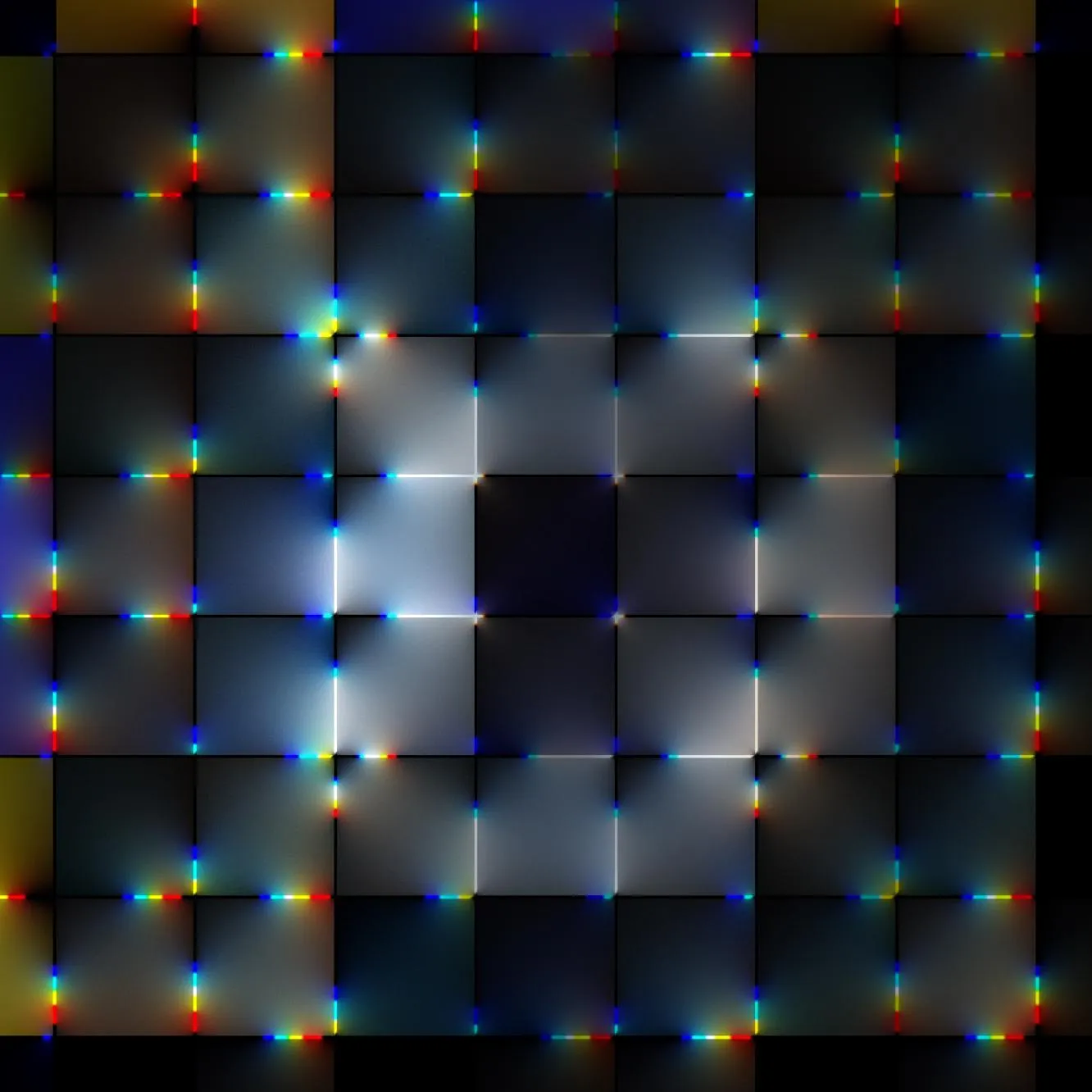 grid light aberration study