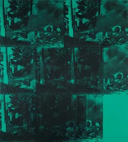 Andy Warhol, *Green Car Crash (Green Burning Car I)*, 1963.