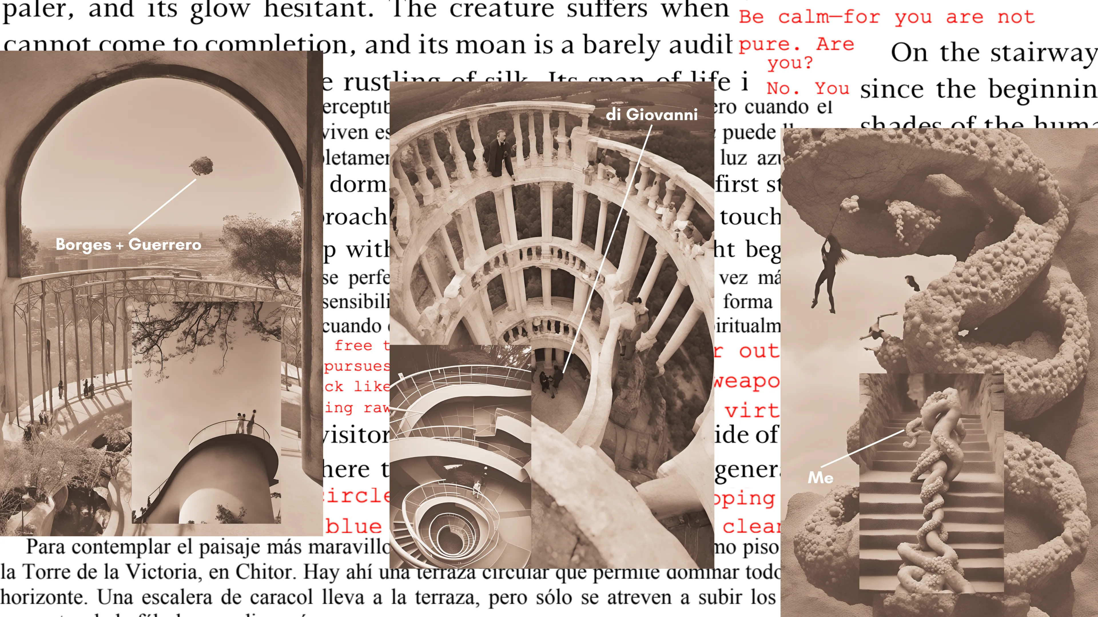 A Bao A Qu: Collage. Available as part of a collector's set. Edition of 1. Courtesy of the poet and OFFICE IMPART