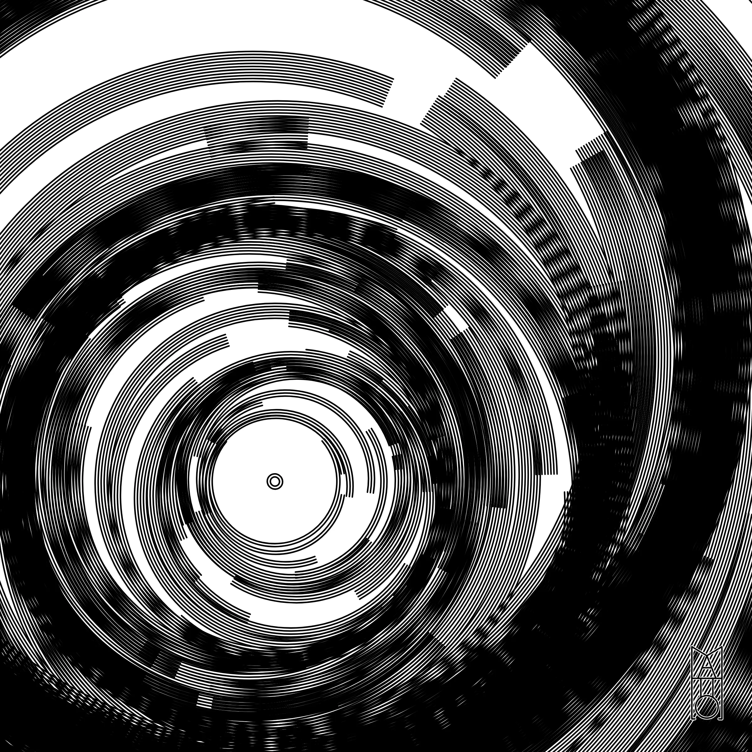 I find myself in a world of chaos and turbulence, of confusion and disorder. At the still point, I—or perhaps we—find ourselves, yet we are never truly still. This work is both a meditation and a portrait of modern awareness: an algorithmic reflection on the search for calm within uncertainty.

The title echoes a line from T.S. Eliot’s Four Quartets, which contemplates presence within time and the dance of the living moment.