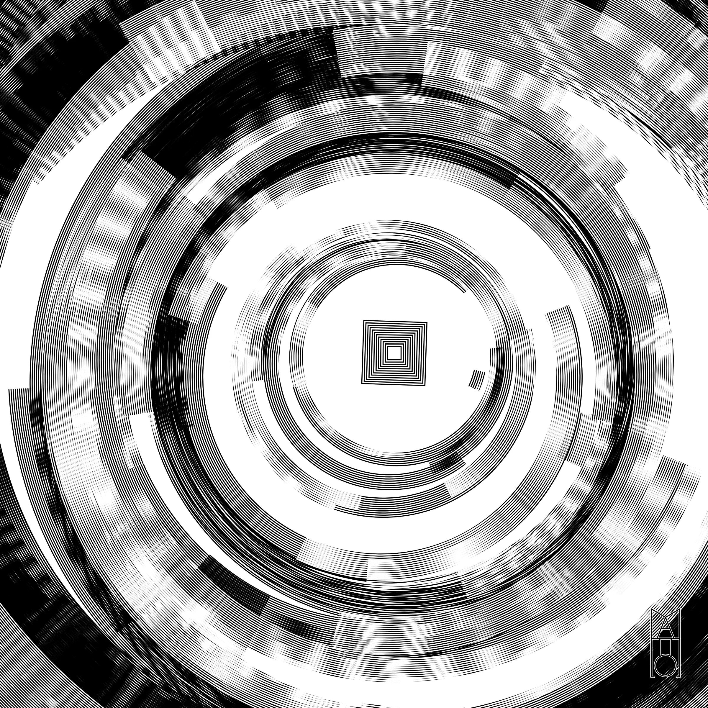 I find myself in a world of chaos and turbulence, of confusion and disorder. At the still point, I—or perhaps we—find ourselves, yet we are never truly still. This work is both a meditation and a portrait of modern awareness: an algorithmic reflection on the search for calm within uncertainty.

The title echoes a line from T.S. Eliot’s Four Quartets, which contemplates presence within time and the dance of the living moment.