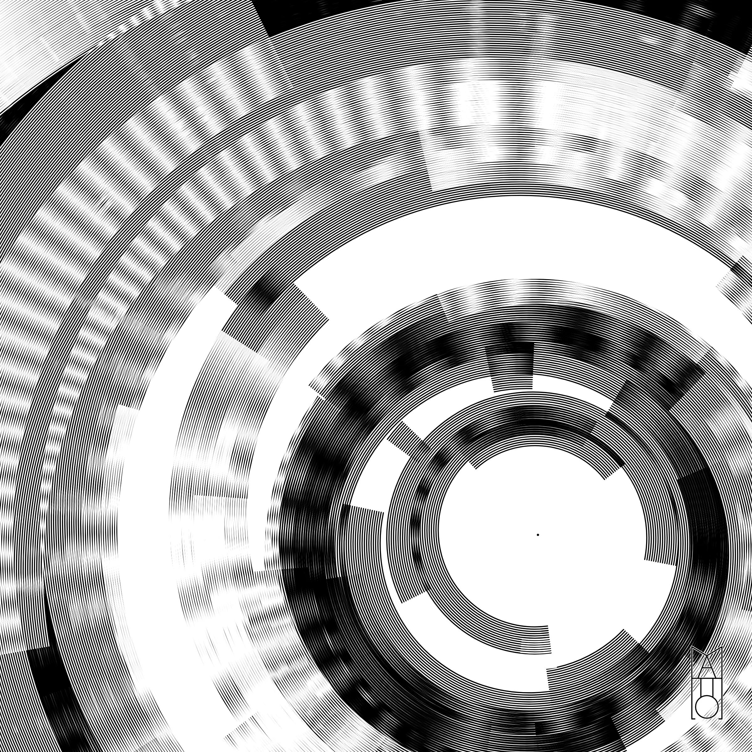 I find myself in a world of chaos and turbulence, of confusion and disorder. At the still point, I—or perhaps we—find ourselves, yet we are never truly still. This work is both a meditation and a portrait of modern awareness: an algorithmic reflection on the search for calm within uncertainty.

The title echoes a line from T.S. Eliot’s Four Quartets, which contemplates presence within time and the dance of the living moment.