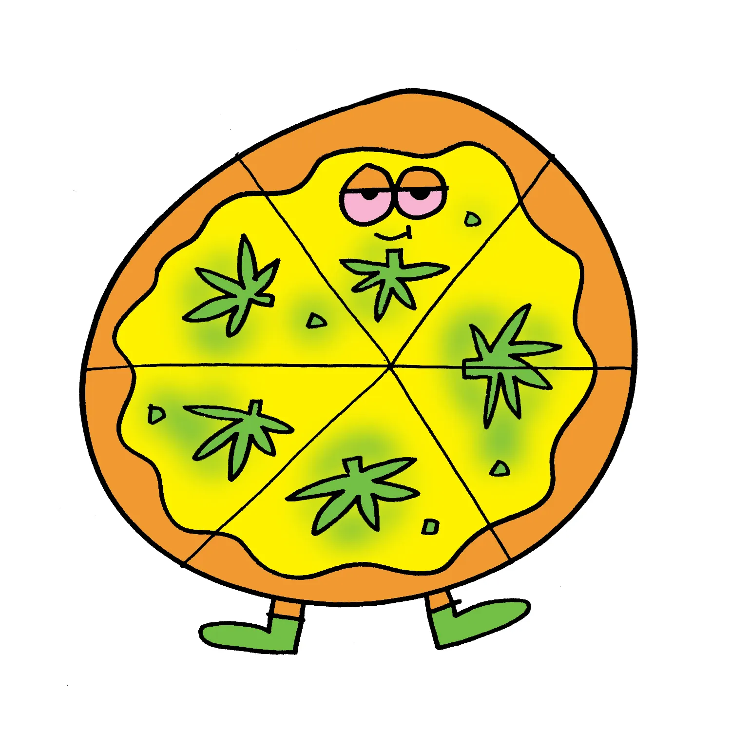High Pie by Jon Burgerman