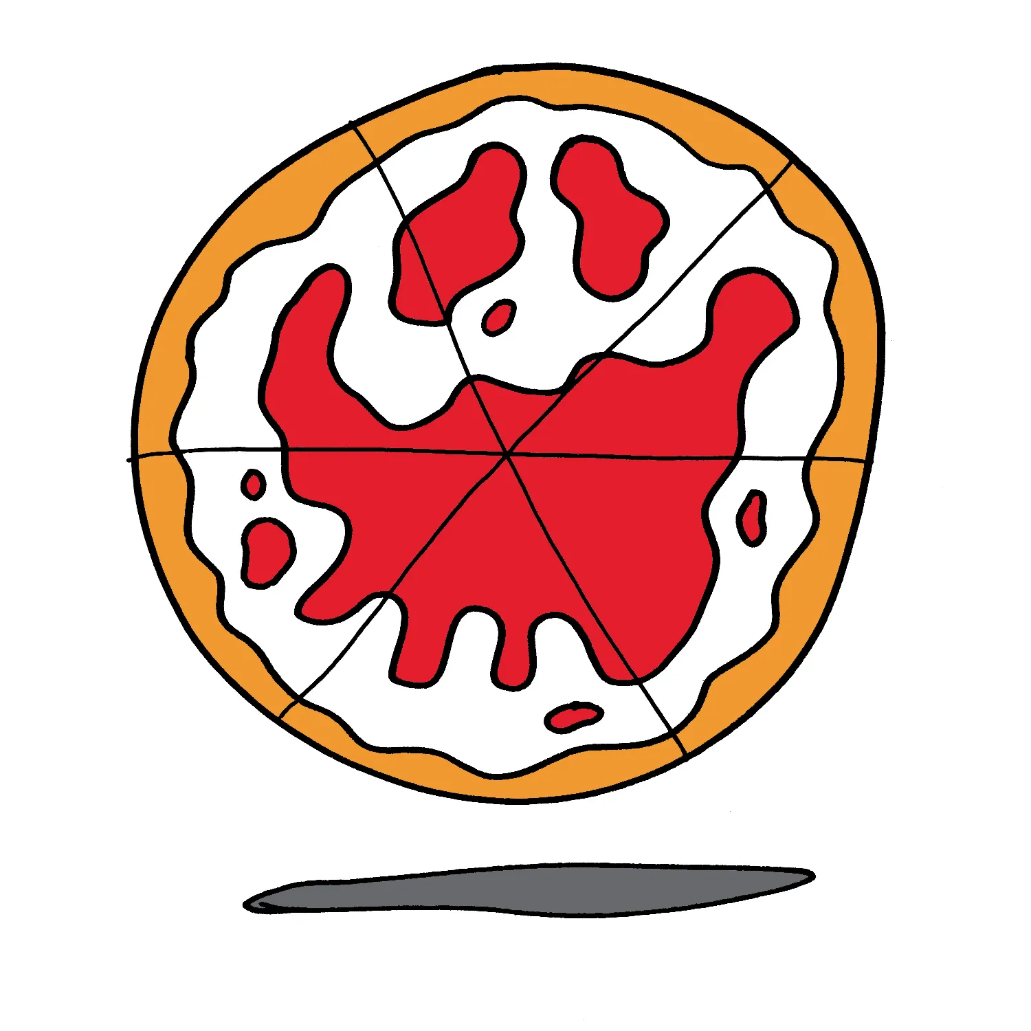Ghost Pie by Jon Burgerman