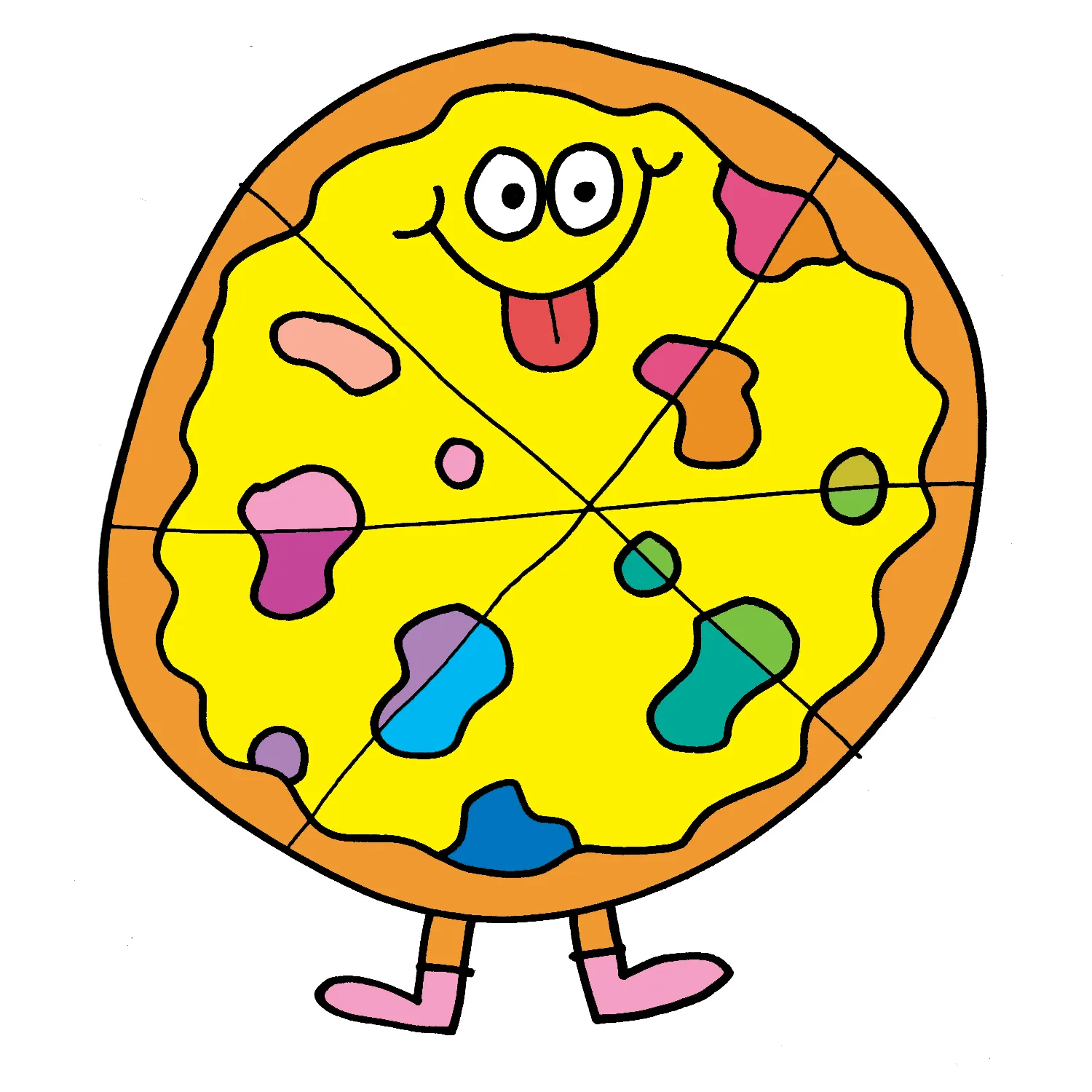 Paint Pie by Jon Burgerman