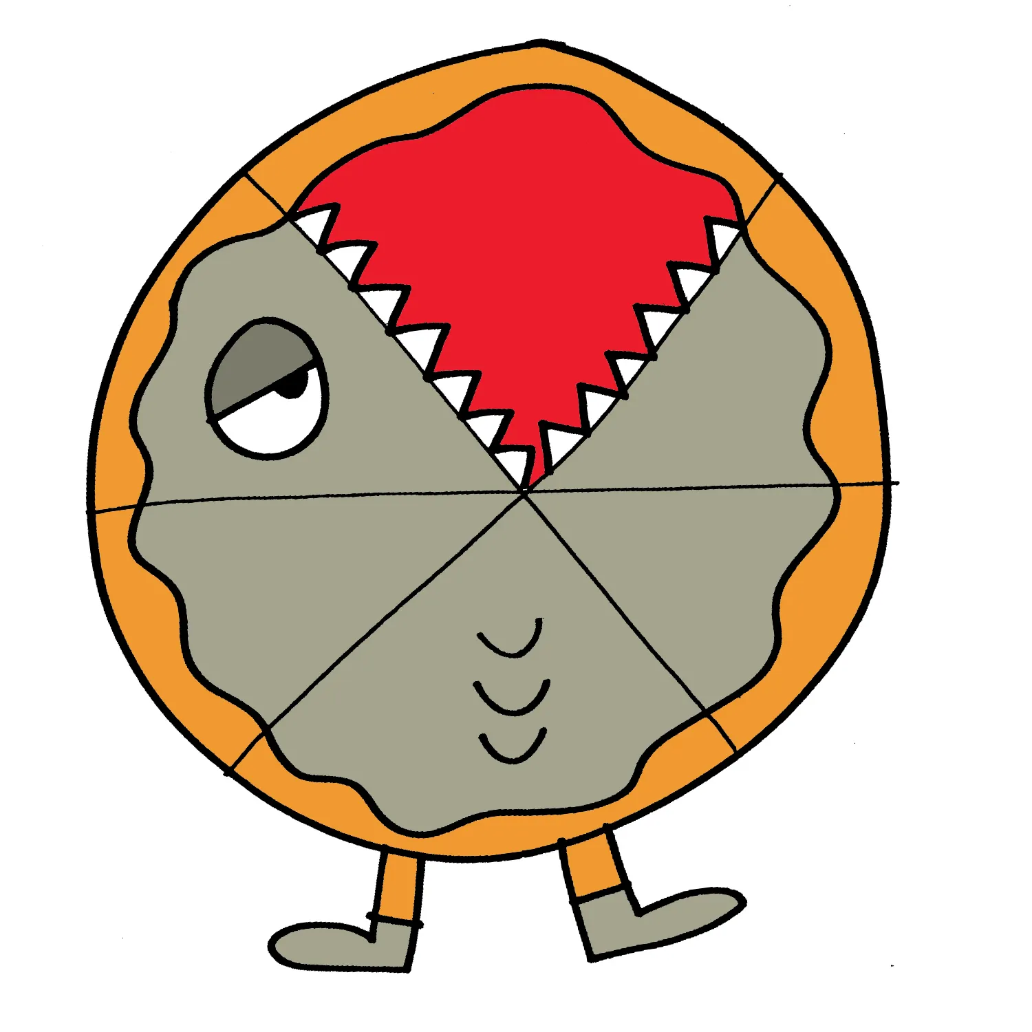 Shark Pie by Jon Burgerman