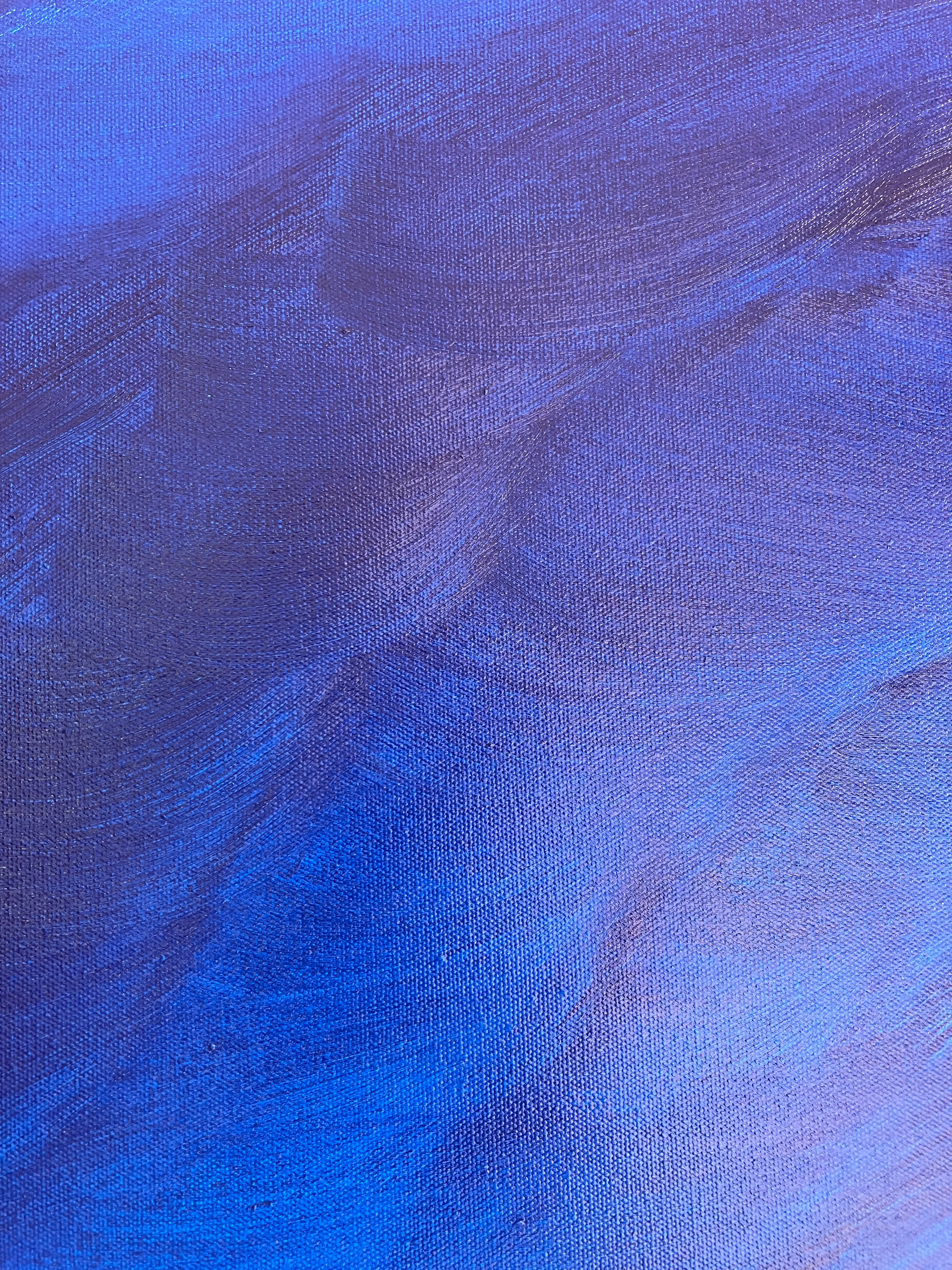 Le Grand Bleu

1/1
jpeg, 3024 x 4032

The paint glided on the canvas like silk. Its pigment creating a sheen, responding to the rhythm of my brush. It was as if this luminous color was made to paint the deep blue sea. 

Some of the most beautiful images I see are in the transient and ephemeral moments of beauty that occur in the process of creating another work. The ‘Aesthetica’ Collection captures, preserves and shares the aesthetic experience of painting that is usually intimately private. Through digital photography, these fleeting images of aesthetic delight become artworks in their own right. No IRL artefact exists outside of these works as they are destroyed as quickly as they are created, painted over in palimpsest, subsumed into another work or washed away. Through this collection, my audience are invited to share in the spontaneous visual pleasure found in the process of painting, which is perhaps for me, the greatest motivating aspect of artistic creation itself.