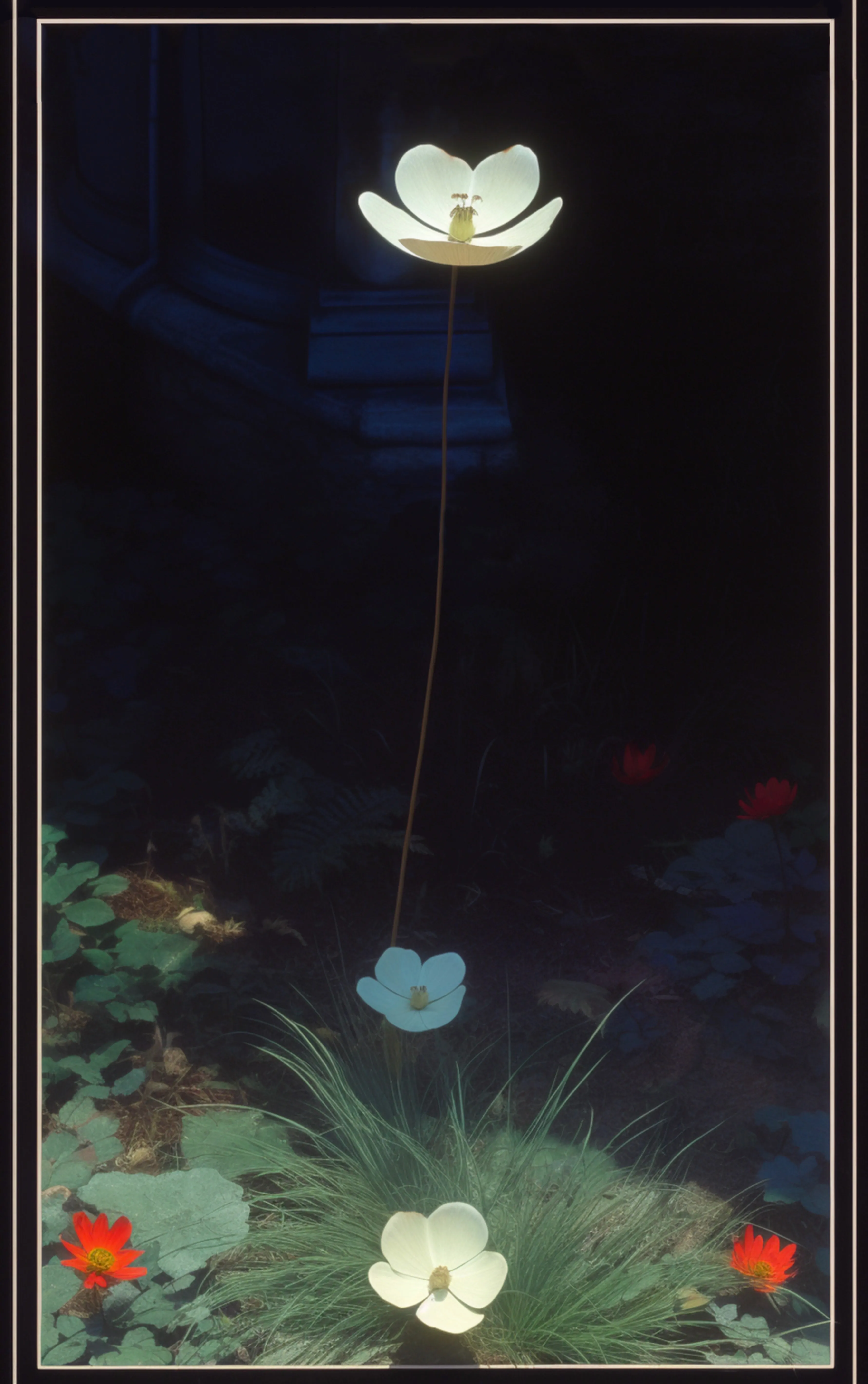 A flower that has risen into the sky

2023