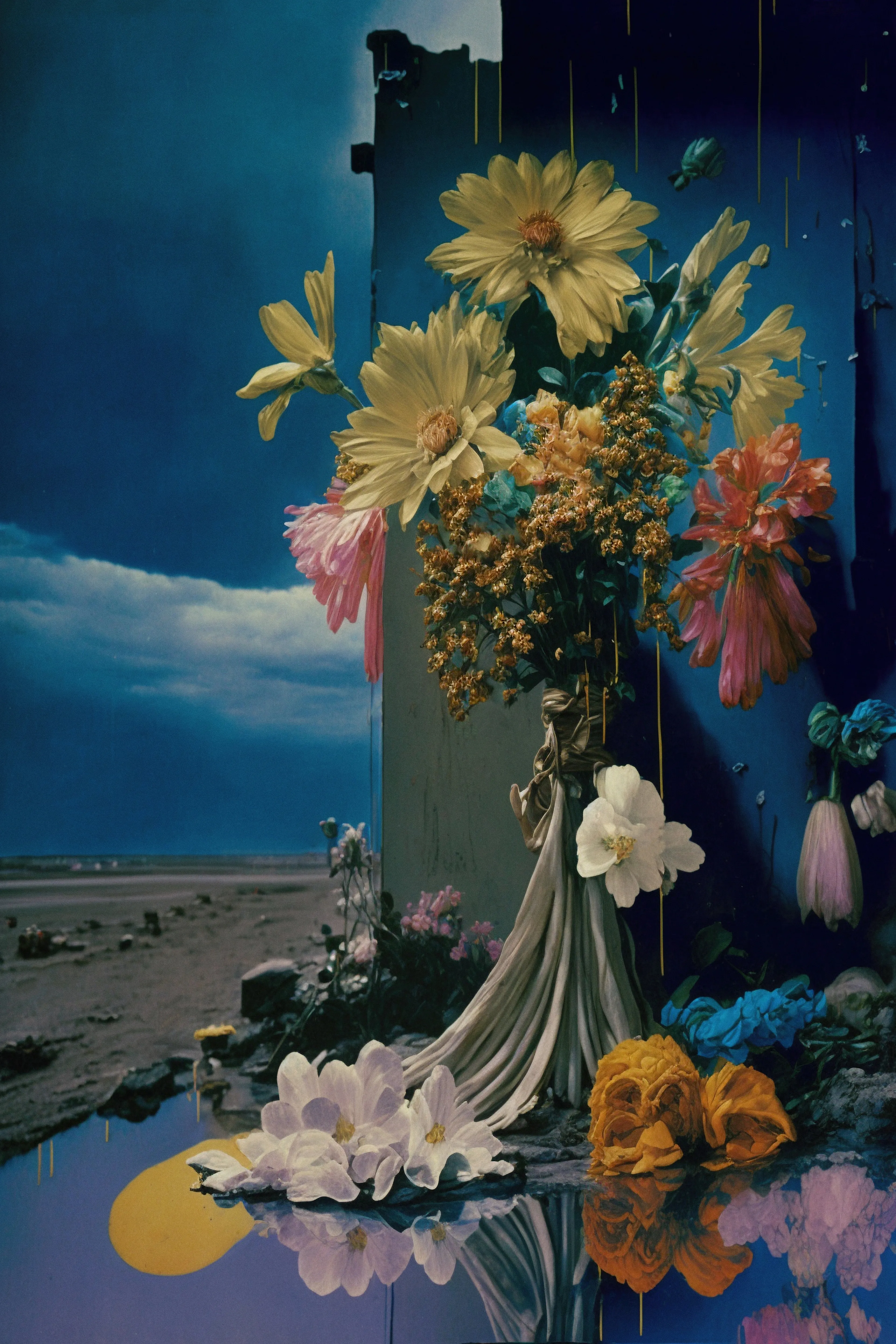 A short stop before the road.