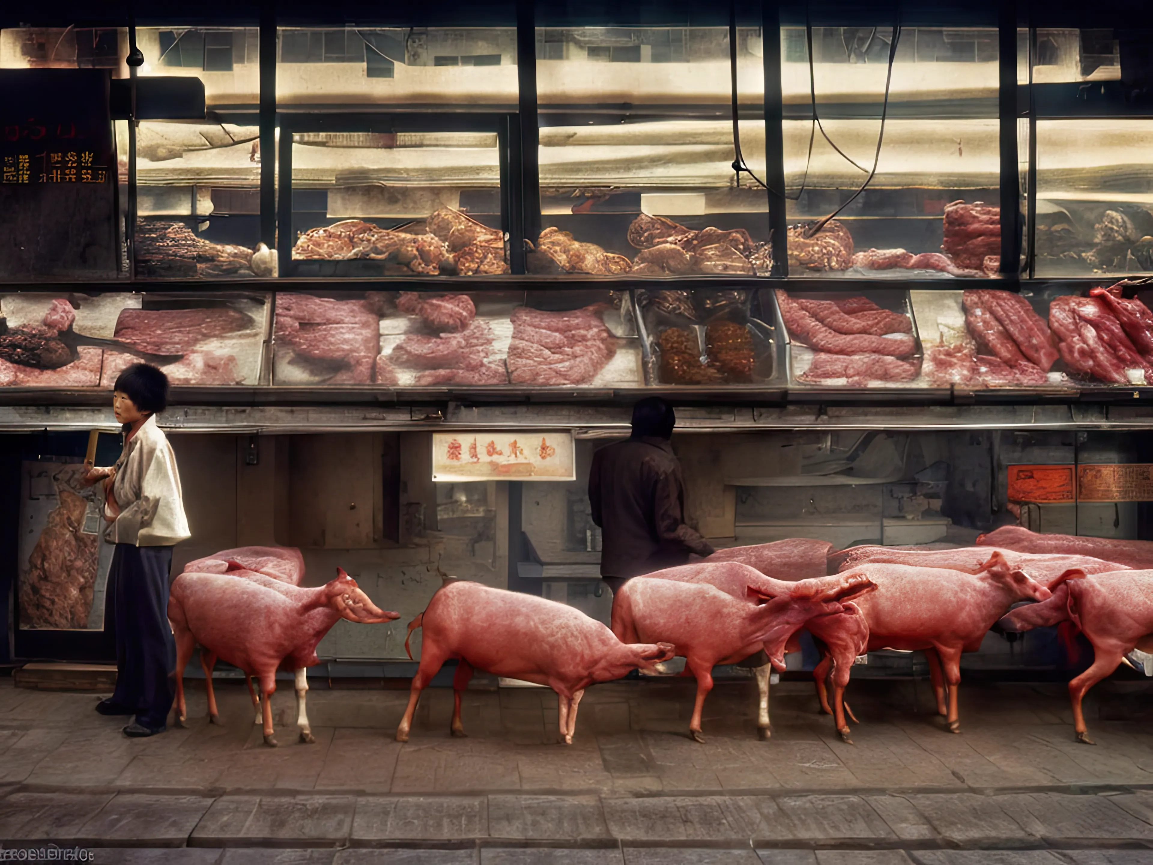 Majang Meat Market by David Sheldrick

A.I Post Photography created using custom trained diffusion models