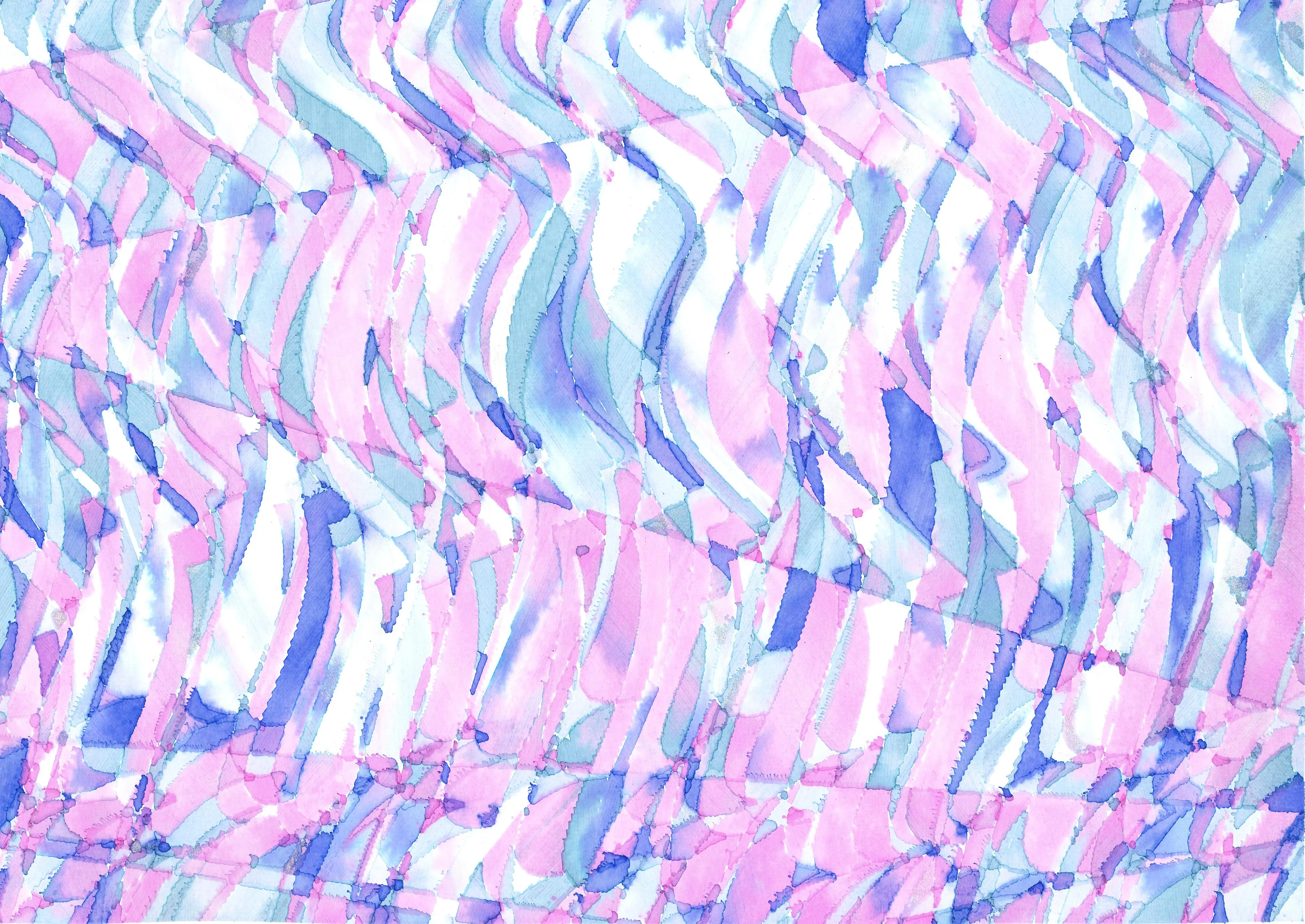 "It seems more than a few miles back." is an abstract generative watercolor painting created with Python and a pen plotter (Axidraw). The painting instruction (a vector image) is created with a generative algorithm. The painting is physically rendered with a plotter. While the algorithm can produce countless designs, due to the nature of plotters and watermedia, this is a unique piece that cannot be replicated even with the same painting instruction. 

It is a 35.6 x 25.4 cm (14 x 10 inch) painting on 300 gsm watercolor paper. The paper size is 40.6 x 30.5 cm (16 x 12 inches). It was painted in 2021 with a customized extra-fine watercolor brush, using assorted ink, watercolor, and liquid pigments. The first owner of the NFT can claim the physical painting. The artwork was signed on the front. The NFT and the physical painting can continue to be traded separately.