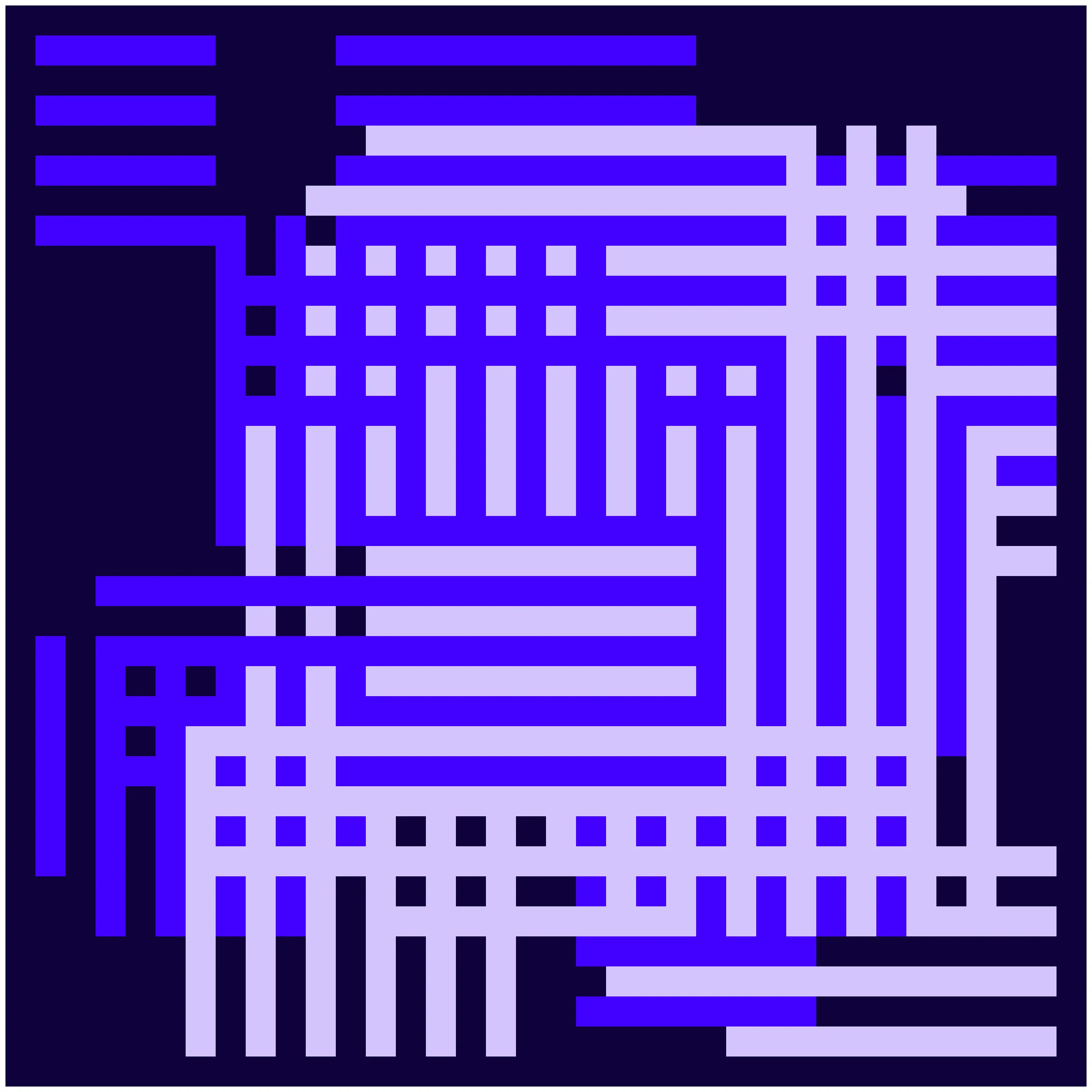 Each Construction Token is unique and contains a randomized seed that determines the composition of the artwork. This includes the number, orientation, and placement of rectangles, as well as the color selections. Most tokens are monochromatic, with occasional light or dark variants. In some cases, the script will produce a token using complementary colors.