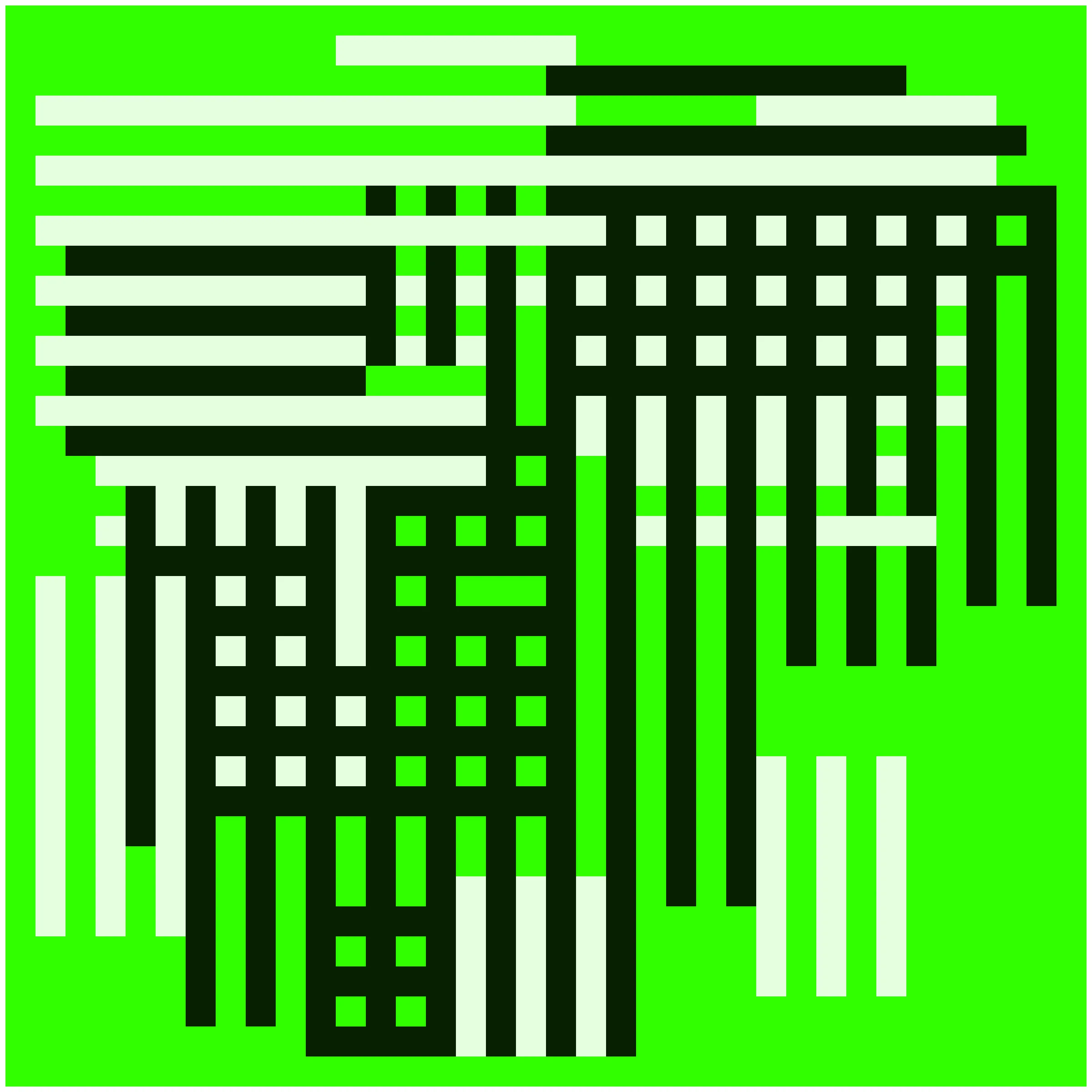 Each Construction Token is unique and contains a randomized seed that determines the composition of the artwork. This includes the number, orientation, and placement of rectangles, as well as the color selections. Most tokens are monochromatic, with occasional light or dark variants. In some cases, the script will produce a token using complementary colors.