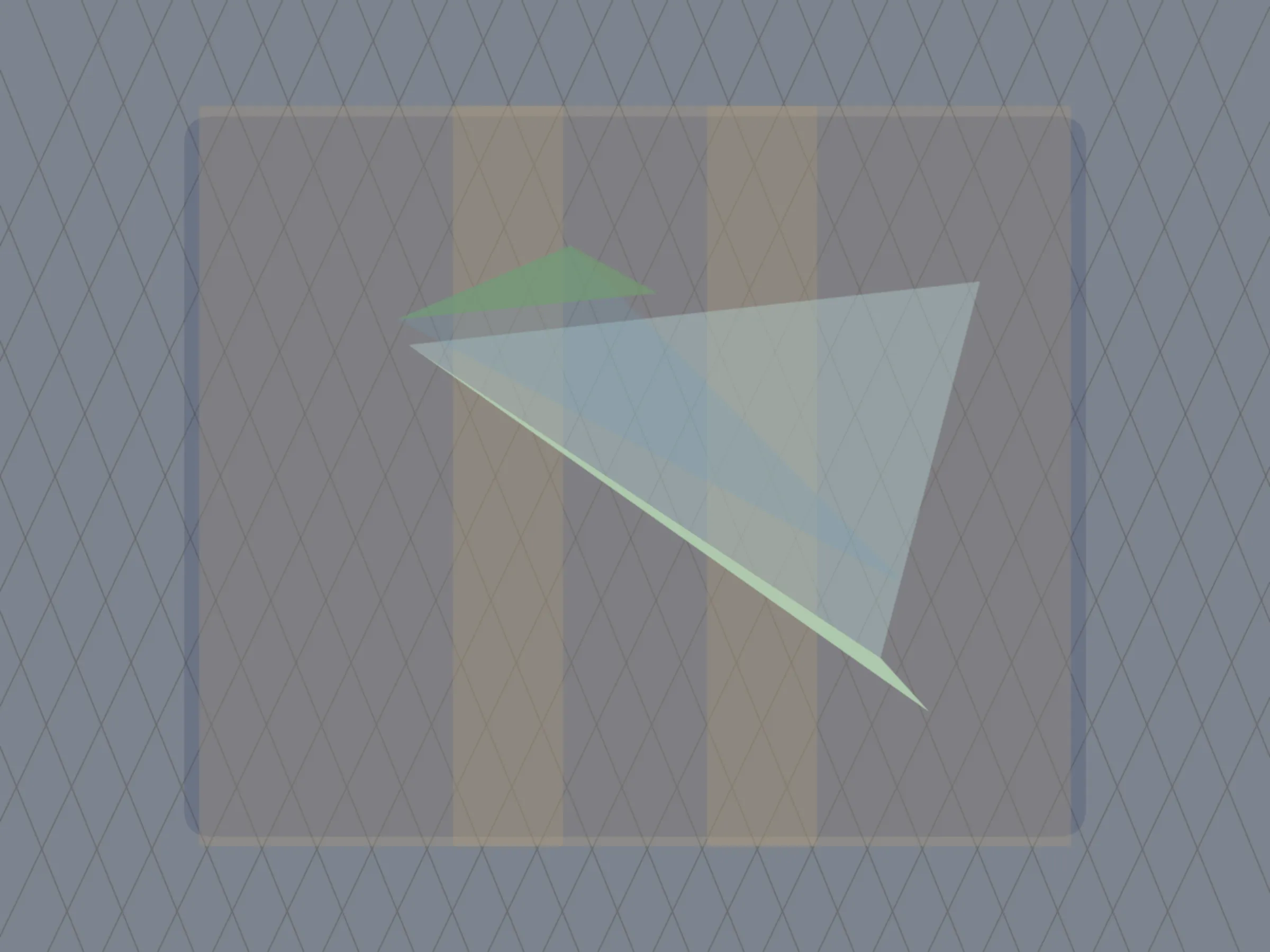 Genesis: Generative System. A block hash string is interpreted into a visual composition using a set of algorithmic rules. Compositions may contain grids, gradients, lines, shapes, and colors that harmonize with each other. Each mint is one of a kind and designed to stand-alone. Limited Edition.