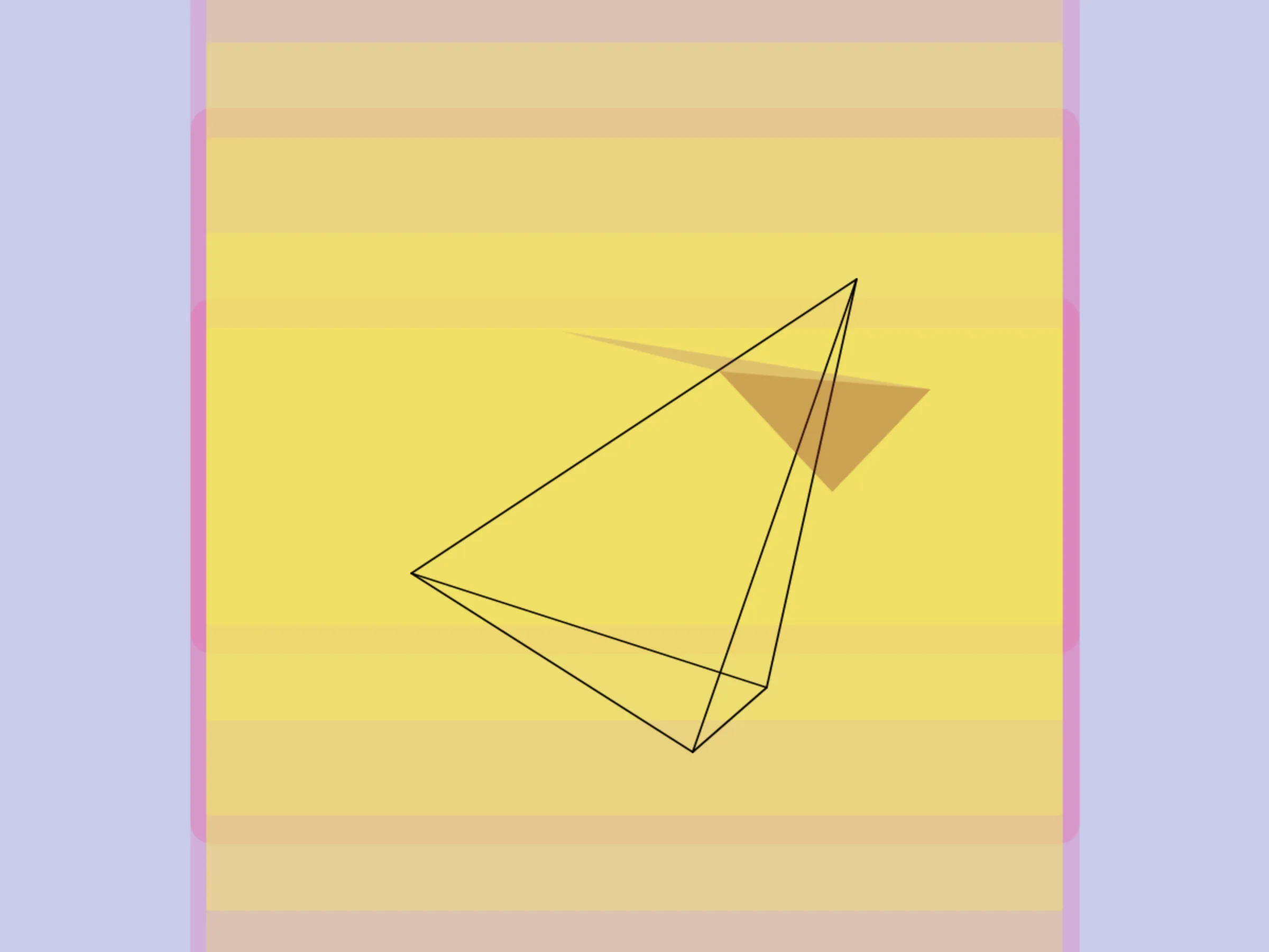 Genesis: Generative System. A block hash string is interpreted into a visual composition using a set of algorithmic rules. Compositions may contain grids, gradients, lines, shapes, and colors that harmonize with each other. Each mint is one of a kind and designed to stand-alone. Limited Edition.