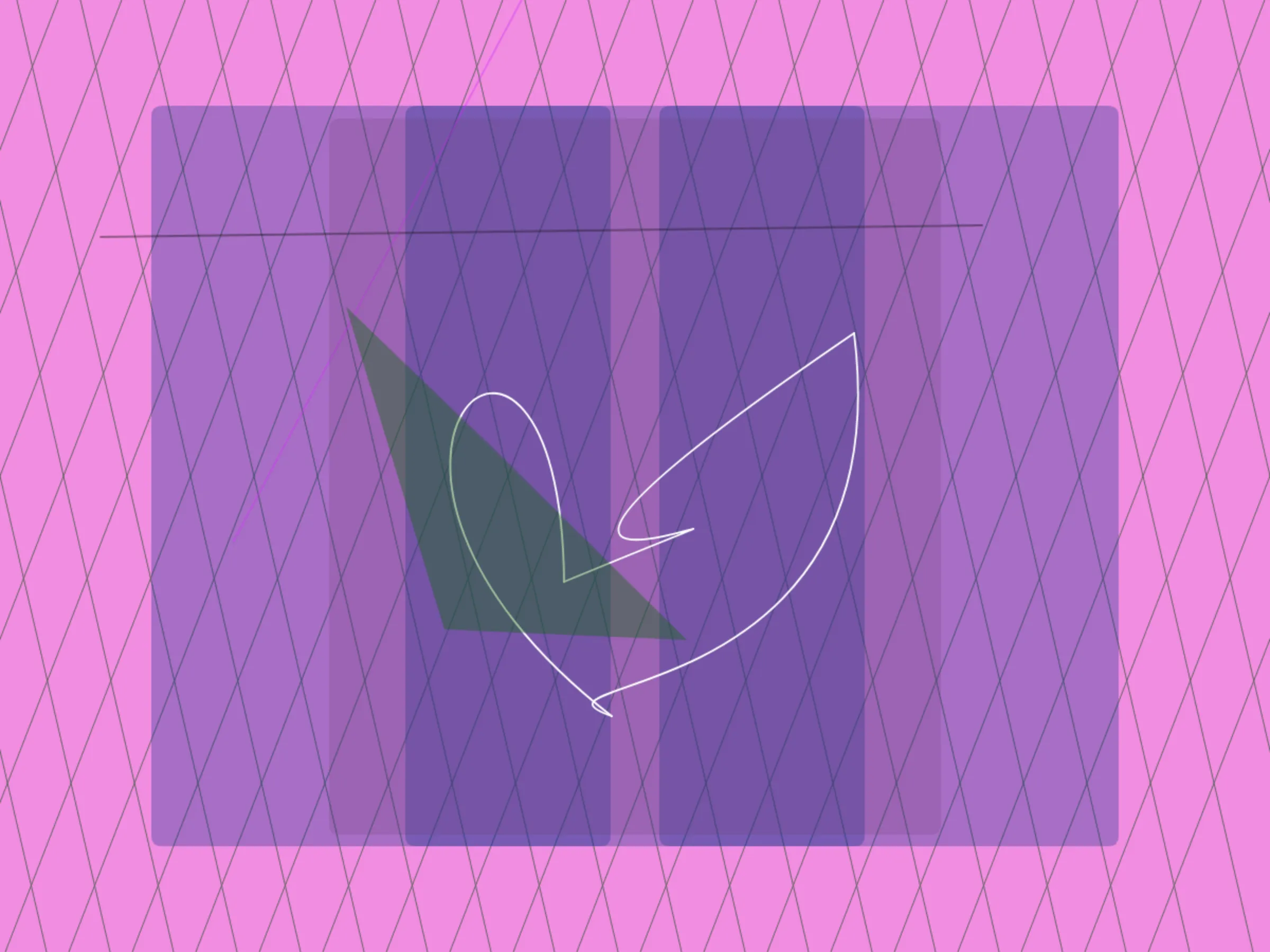 Genesis: Generative System. A block hash string is interpreted into a visual composition using a set of algorithmic rules. Compositions may contain grids, gradients, lines, shapes, and colors that harmonize with each other. Each mint is one of a kind and designed to stand-alone. Limited Edition.