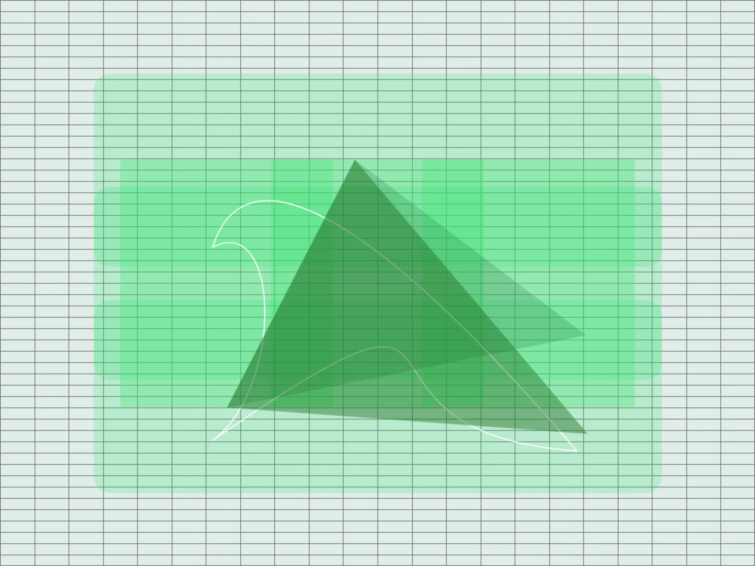 Genesis: Generative System. A block hash string is interpreted into a visual composition using a set of algorithmic rules. Compositions may contain grids, gradients, lines, shapes, and colors that harmonize with each other. Each mint is one of a kind and designed to stand-alone. Limited Edition.