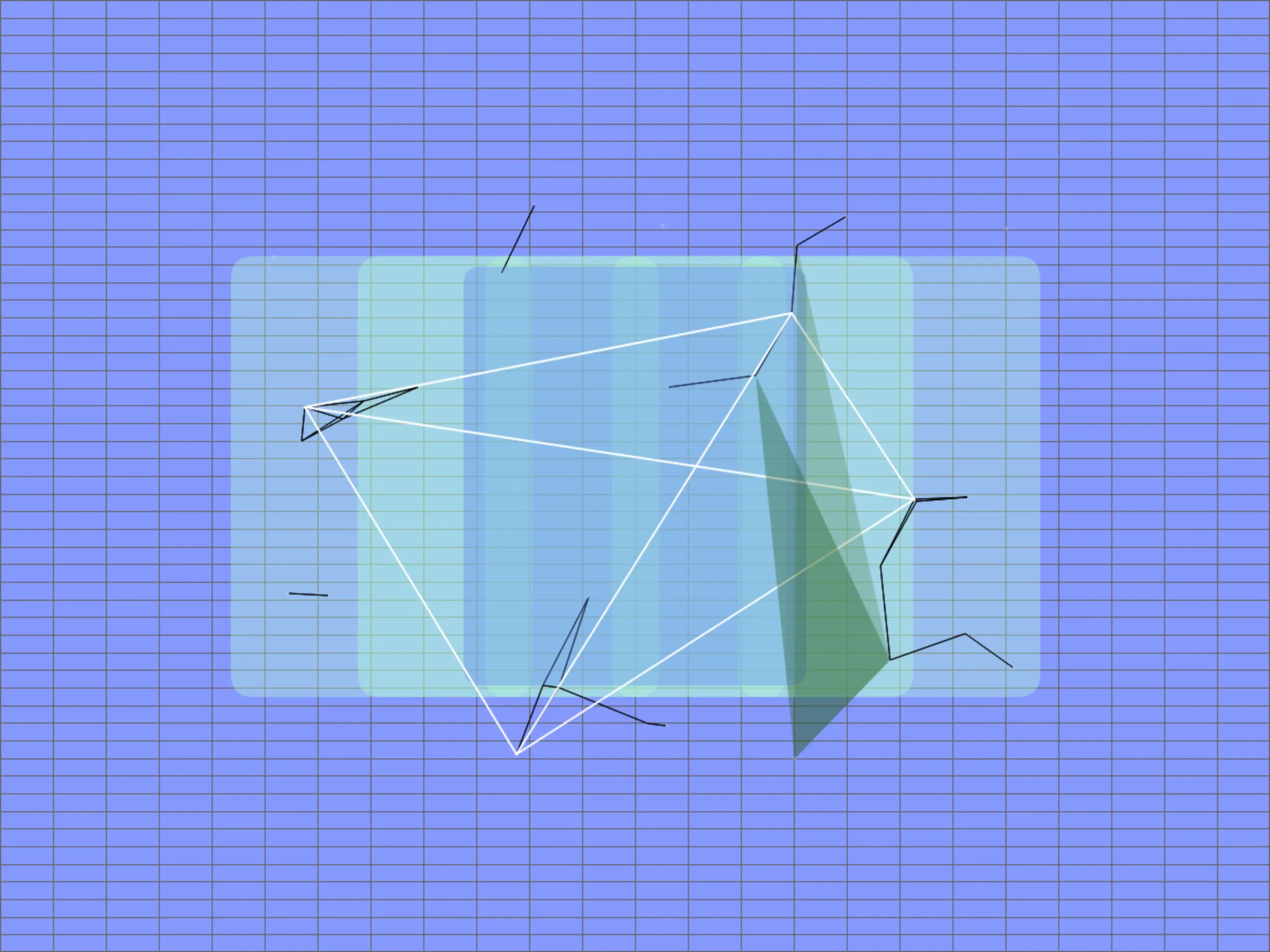 Genesis: Generative System. A block hash string is interpreted into a visual composition using a set of algorithmic rules. Compositions may contain grids, gradients, lines, shapes, and colors that harmonize with each other. Each mint is one of a kind and designed to stand-alone. Limited Edition.