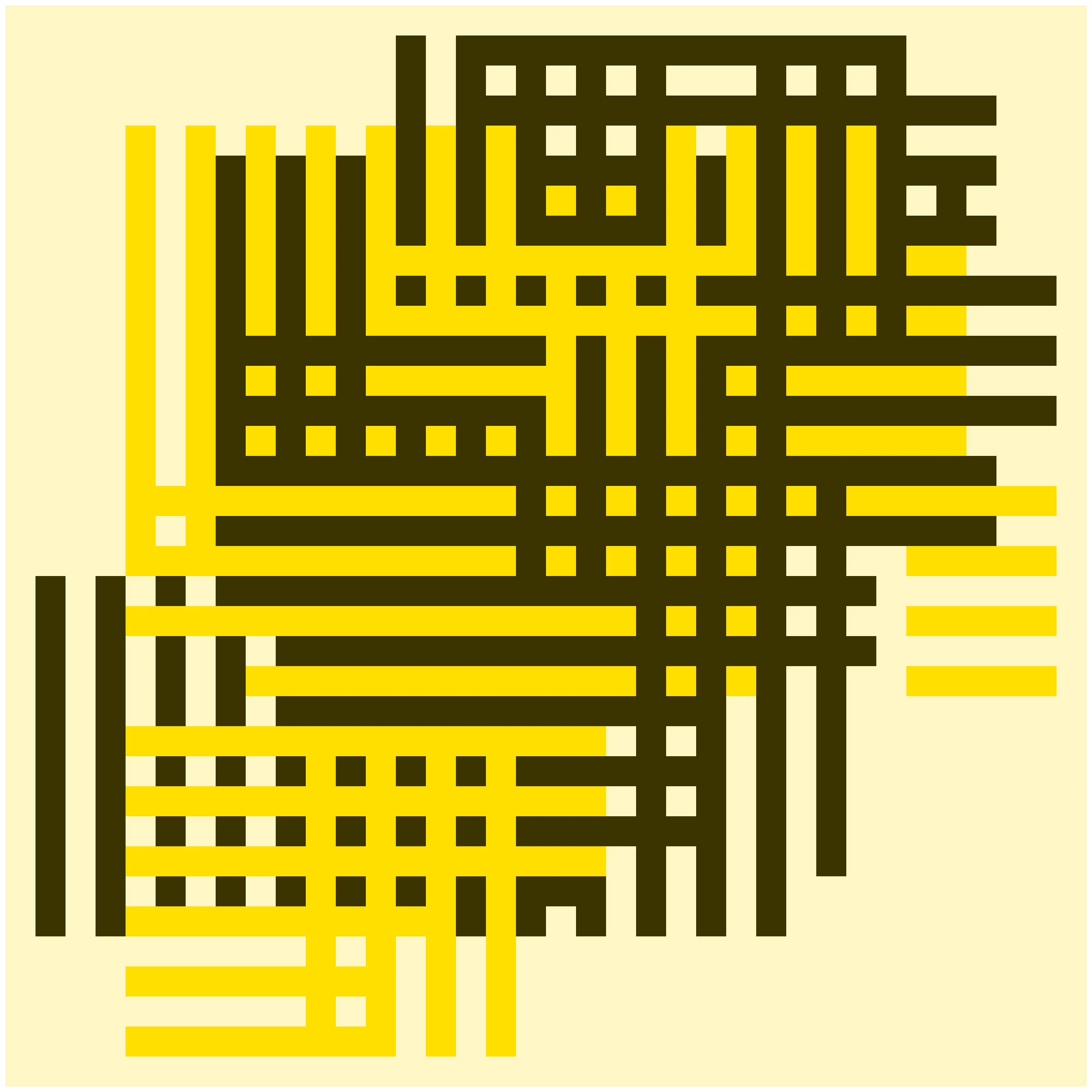 Each Construction Token is unique and contains a randomized seed that determines the composition of the artwork. This includes the number, orientation, and placement of rectangles, as well as the color selections. Most tokens are monochromatic, with occasional light or dark variants. In some cases, the script will produce a token using complementary colors.