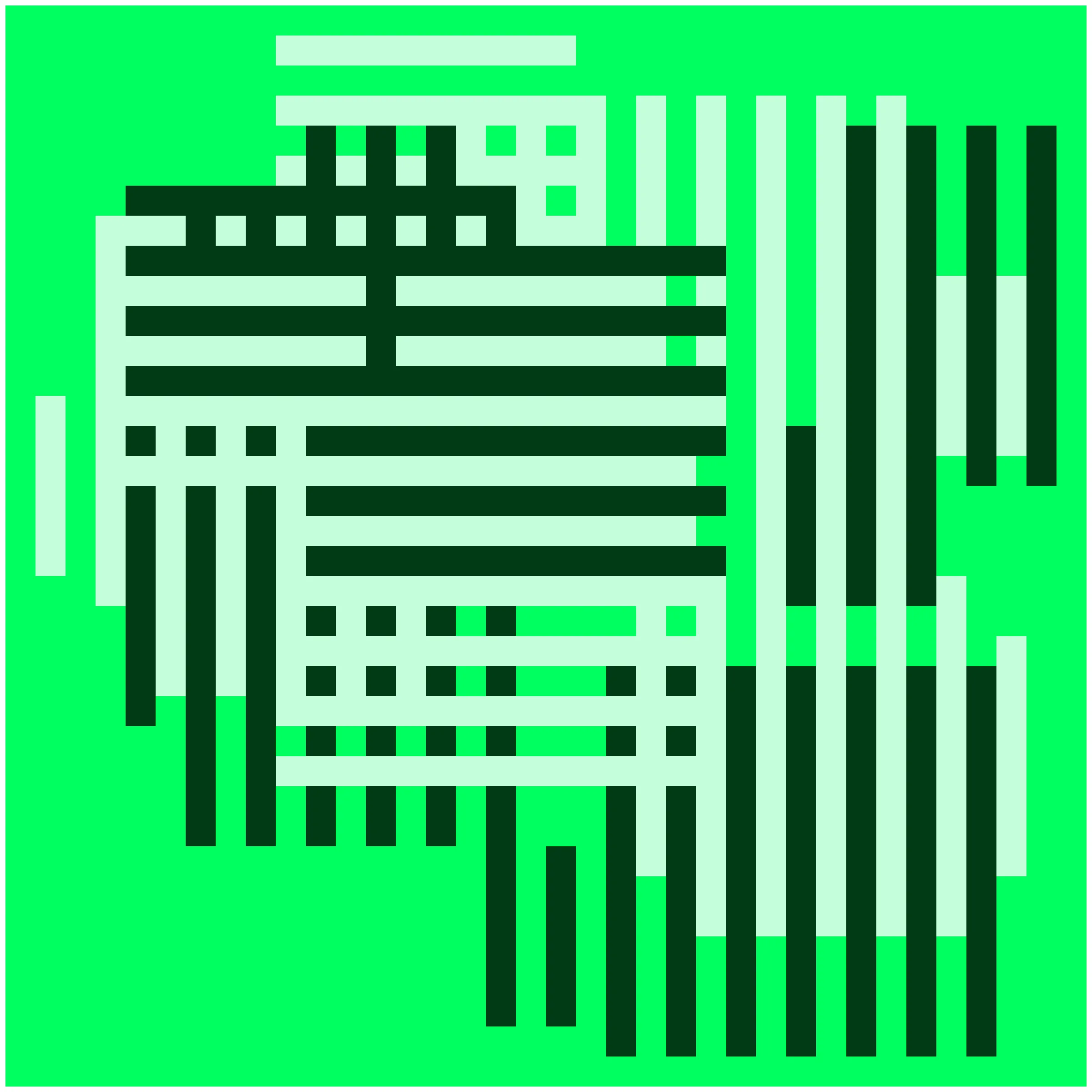 Each Construction Token is unique and contains a randomized seed that determines the composition of the artwork. This includes the number, orientation, and placement of rectangles, as well as the color selections. Most tokens are monochromatic, with occasional light or dark variants. In some cases, the script will produce a token using complementary colors.
