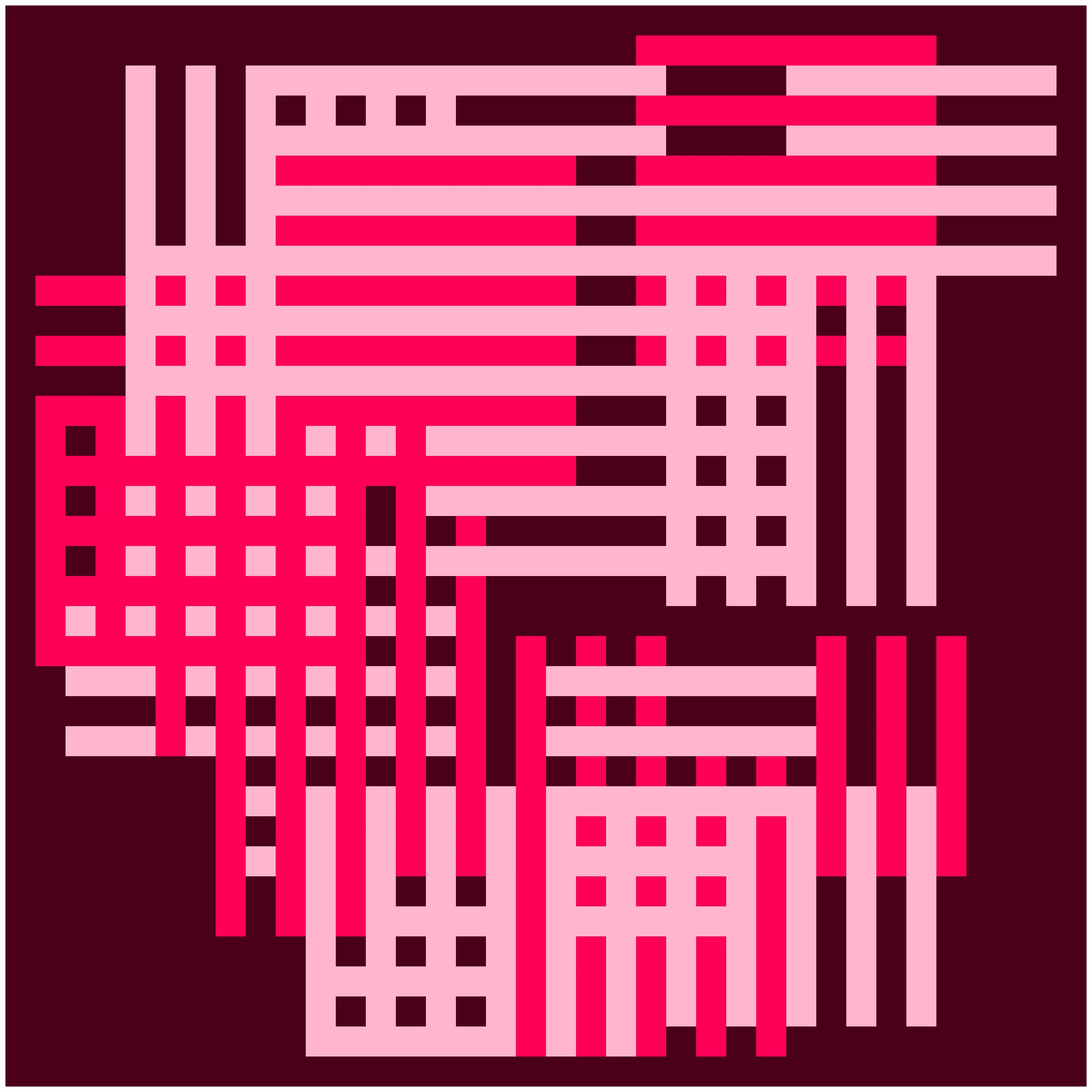 Each Construction Token is unique and contains a randomized seed that determines the composition of the artwork. This includes the number, orientation, and placement of rectangles, as well as the color selections. Most tokens are monochromatic, with occasional light or dark variants. In some cases, the script will produce a token using complementary colors.