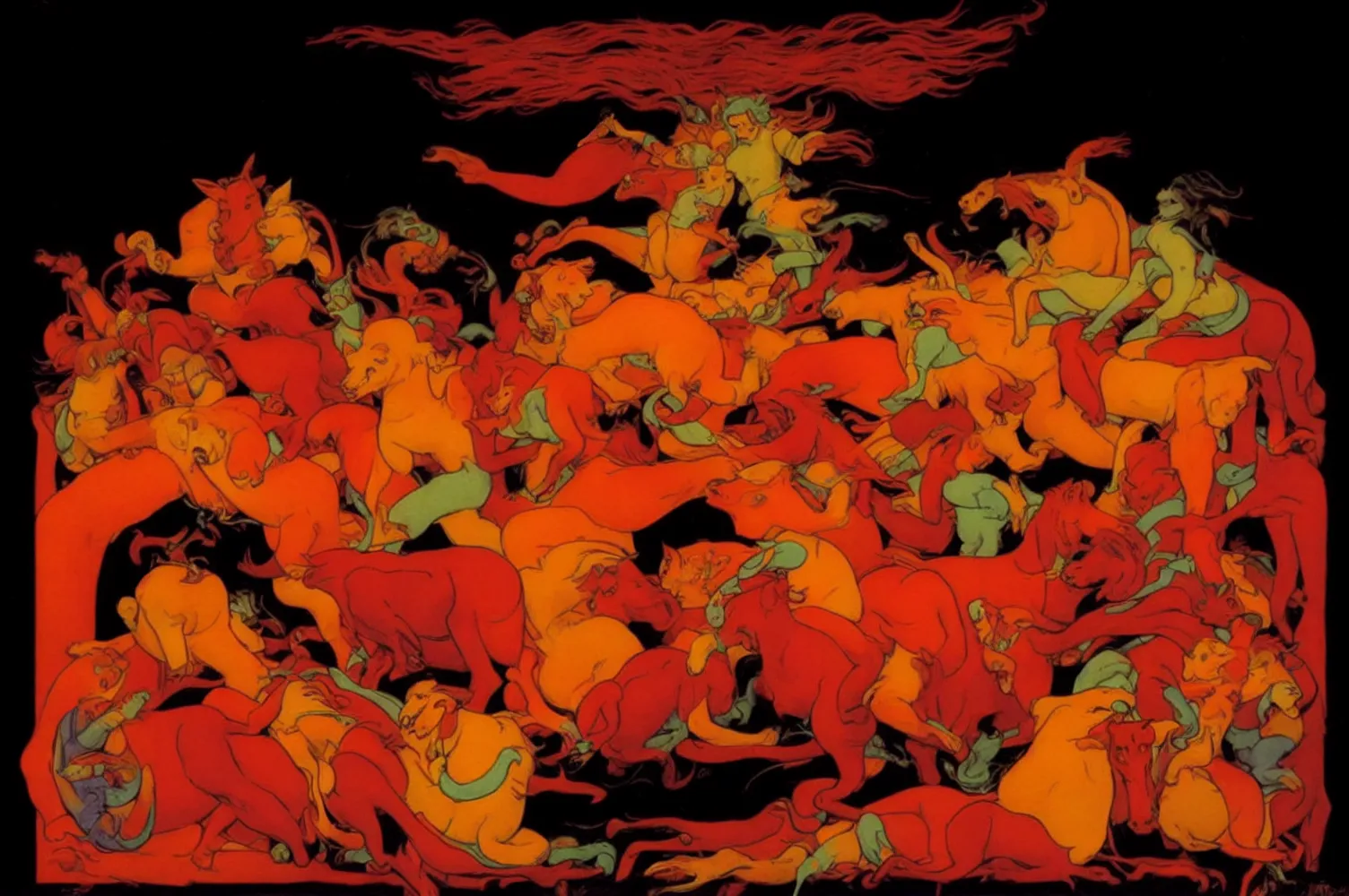 Algoritmo Divino by Ganbrood, 2023  
==================================  
  
  
*Abandon all hope, ye who enter here.* - Dante Alighieri, Inferno, Canto III.  
* * *  
  
This quote speaks to the idea of transformation, letting go of old ways of thinking and embracing a new perspective. The Divine Comedy is just an allegory to parallel the similarity of long-form synthetic image generation using neural networks, as an art and image creation evolution.  
  
New AI tools are transforming the creative process for artists, pushing the boundaries of what are possible and inspiring new forms of expression. ‘Algoritmo Divino’ is the first on-chain series by Ganbrood, generated in real-time during the mint. Three hundred thirty-three unique iterations will surprise and guide you through three realms of Inferno, Purgatorio & Paradiso. The rarity, and prompt are encrypted on-chain, giving the collector a unique opportunity to collect the artwork's 'secret ingredient', holding the core 'prompt', which is encrypted and is eternally saved on the blockchain.  
  
In Dante's Divine Comedy, the transformation of souls as they journey through the afterlife is a central theme. The characters' experiences and behaviours lead to their conversion towards greater virtue and understanding or deeper learning and suffering.  
Similarly, long-form synthetic image generation using diffusion neural networks, generates images that progress and evolve. The process involves repeatedly applying a diffusion process to an initial image, resulting in a series of intermediate images gradually evolving towards a final, synthesized image. Each image represents a different stage in the generation process, and the final image depicts the journey's culmination.  
  
Divine Comedy's idea of journey and progression is a powerful metaphor in 'Algoritmo Divino' by Ganbrood, which represent many levels of alteration: working with prompt to image generation to personal growth and development. His own transformation as an artist from photography to synthetic images, accepting the new realm of AI and new tools as a creative process, all reflect in ‘Algoritmo Divino’.  
  
Ganbrood challenges himself with the long-form generation, which contradicts his standard process. The irreversibility of the results leaves little or no control over the output from the black box. Nevertheless, his signature themes of animals and gods are present in every 333 iterations, symbolizing humanity's desire to become godlike.  
* * *  
  
333 unique live-generated iterations of 'Algoritmo Divino' drop on 18th April at 7 pm CET. For the first time, the collector collects AI artwork in real-time, with the encrypted prompt, and rarities the artist uniquely integrates."  
