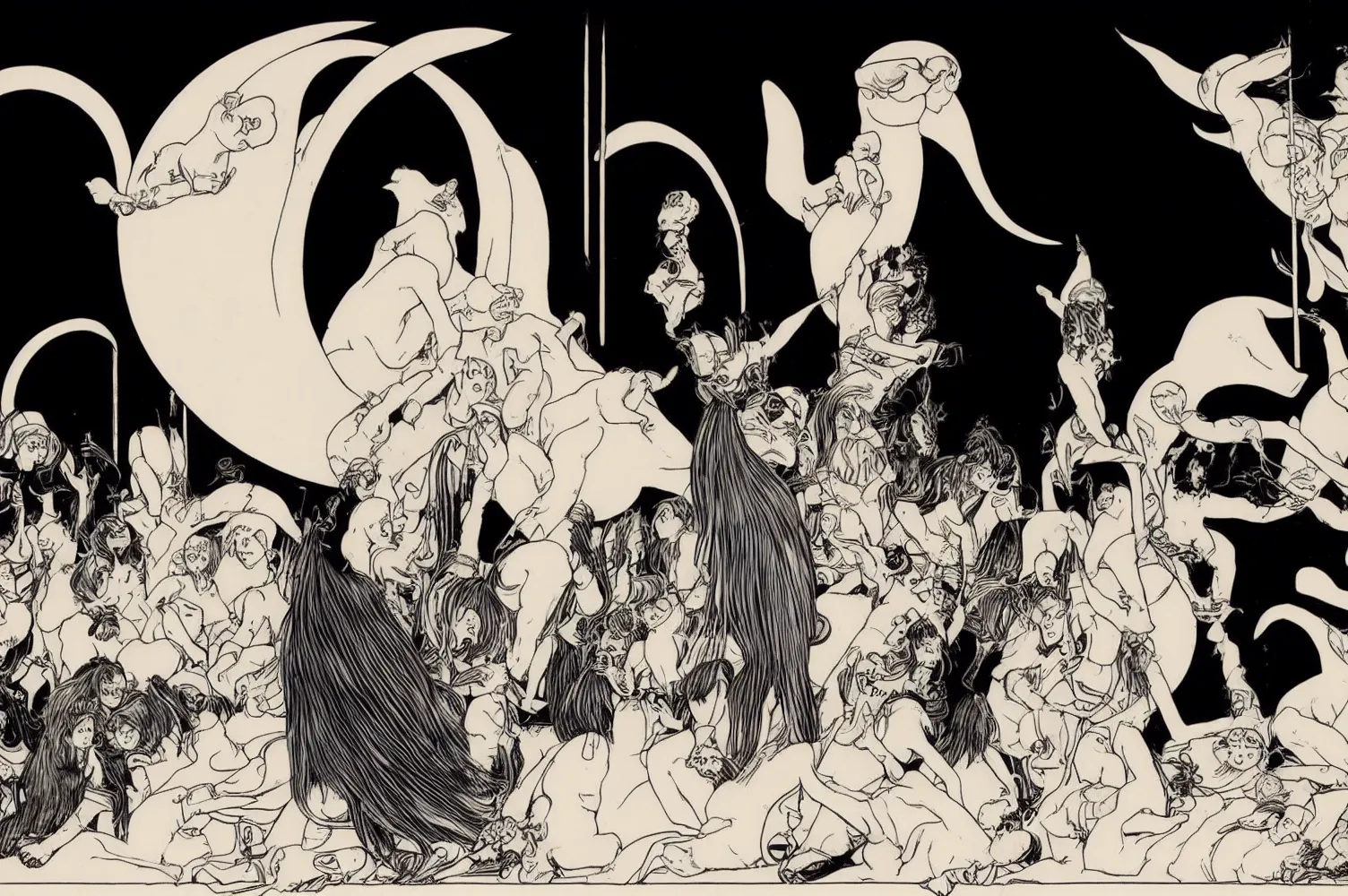 Algoritmo Divino by Ganbrood, 2023  
==================================  
  
  
*Abandon all hope, ye who enter here.* - Dante Alighieri, Inferno, Canto III.  
* * *  
  
This quote speaks to the idea of transformation, letting go of old ways of thinking and embracing a new perspective. The Divine Comedy is just an allegory to parallel the similarity of long-form synthetic image generation using neural networks, as an art and image creation evolution.  
  
New AI tools are transforming the creative process for artists, pushing the boundaries of what are possible and inspiring new forms of expression. ‘Algoritmo Divino’ is the first on-chain series by Ganbrood, generated in real-time during the mint. Three hundred thirty-three unique iterations will surprise and guide you through three realms of Inferno, Purgatorio & Paradiso. The rarity, and prompt are encrypted on-chain, giving the collector a unique opportunity to collect the artwork's 'secret ingredient', holding the core 'prompt', which is encrypted and is eternally saved on the blockchain.  
  
In Dante's Divine Comedy, the transformation of souls as they journey through the afterlife is a central theme. The characters' experiences and behaviours lead to their conversion towards greater virtue and understanding or deeper learning and suffering.  
Similarly, long-form synthetic image generation using diffusion neural networks, generates images that progress and evolve. The process involves repeatedly applying a diffusion process to an initial image, resulting in a series of intermediate images gradually evolving towards a final, synthesized image. Each image represents a different stage in the generation process, and the final image depicts the journey's culmination.  
  
Divine Comedy's idea of journey and progression is a powerful metaphor in 'Algoritmo Divino' by Ganbrood, which represent many levels of alteration: working with prompt to image generation to personal growth and development. His own transformation as an artist from photography to synthetic images, accepting the new realm of AI and new tools as a creative process, all reflect in ‘Algoritmo Divino’.  
  
Ganbrood challenges himself with the long-form generation, which contradicts his standard process. The irreversibility of the results leaves little or no control over the output from the black box. Nevertheless, his signature themes of animals and gods are present in every 333 iterations, symbolizing humanity's desire to become godlike.  
* * *  
  
333 unique live-generated iterations of 'Algoritmo Divino' drop on 18th April at 7 pm CET. For the first time, the collector collects AI artwork in real-time, with the encrypted prompt, and rarities the artist uniquely integrates."  
