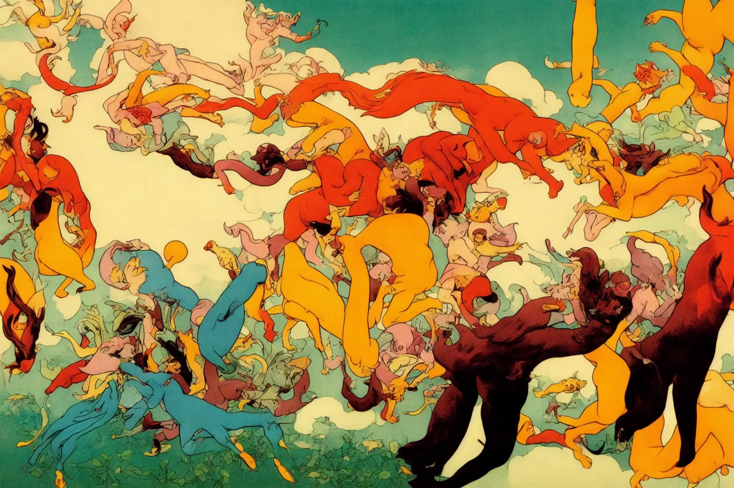 Algoritmo Divino by Ganbrood, 2023  
==================================  
  
  
*Abandon all hope, ye who enter here.* - Dante Alighieri, Inferno, Canto III.  
* * *  
  
This quote speaks to the idea of transformation, letting go of old ways of thinking and embracing a new perspective. The Divine Comedy is just an allegory to parallel the similarity of long-form synthetic image generation using neural networks, as an art and image creation evolution.  
  
New AI tools are transforming the creative process for artists, pushing the boundaries of what are possible and inspiring new forms of expression. ‘Algoritmo Divino’ is the first on-chain series by Ganbrood, generated in real-time during the mint. Three hundred thirty-three unique iterations will surprise and guide you through three realms of Inferno, Purgatorio & Paradiso. The rarity, and prompt are encrypted on-chain, giving the collector a unique opportunity to collect the artwork's 'secret ingredient', holding the core 'prompt', which is encrypted and is eternally saved on the blockchain.  
  
In Dante's Divine Comedy, the transformation of souls as they journey through the afterlife is a central theme. The characters' experiences and behaviours lead to their conversion towards greater virtue and understanding or deeper learning and suffering.  
Similarly, long-form synthetic image generation using diffusion neural networks, generates images that progress and evolve. The process involves repeatedly applying a diffusion process to an initial image, resulting in a series of intermediate images gradually evolving towards a final, synthesized image. Each image represents a different stage in the generation process, and the final image depicts the journey's culmination.  
  
Divine Comedy's idea of journey and progression is a powerful metaphor in 'Algoritmo Divino' by Ganbrood, which represent many levels of alteration: working with prompt to image generation to personal growth and development. His own transformation as an artist from photography to synthetic images, accepting the new realm of AI and new tools as a creative process, all reflect in ‘Algoritmo Divino’.  
  
Ganbrood challenges himself with the long-form generation, which contradicts his standard process. The irreversibility of the results leaves little or no control over the output from the black box. Nevertheless, his signature themes of animals and gods are present in every 333 iterations, symbolizing humanity's desire to become godlike.  
* * *  
  
333 unique live-generated iterations of 'Algoritmo Divino' drop on 18th April at 7 pm CET. For the first time, the collector collects AI artwork in real-time, with the encrypted prompt, and rarities the artist uniquely integrates."  
